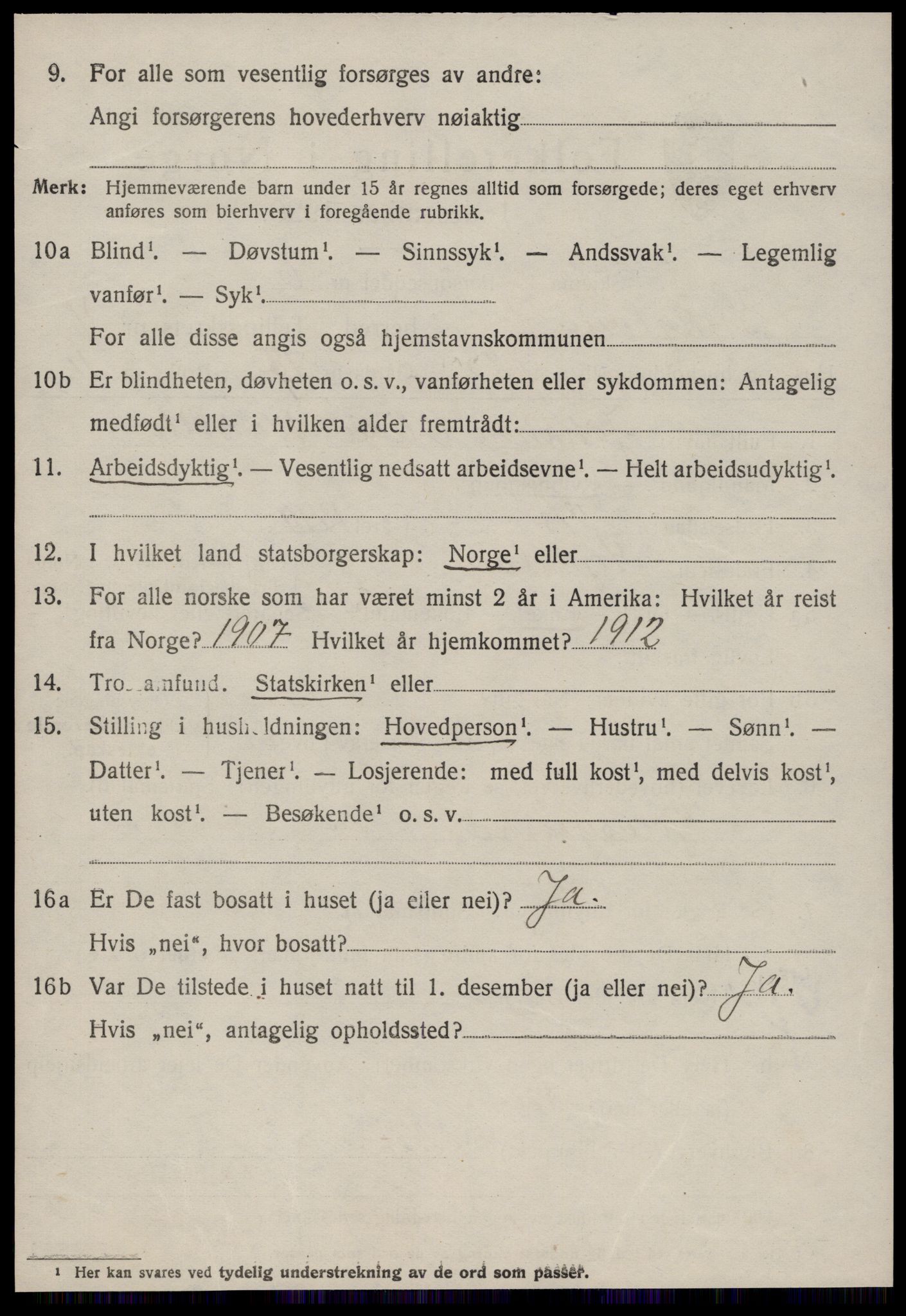 SAT, 1920 census for Sykkylven, 1920, p. 3188