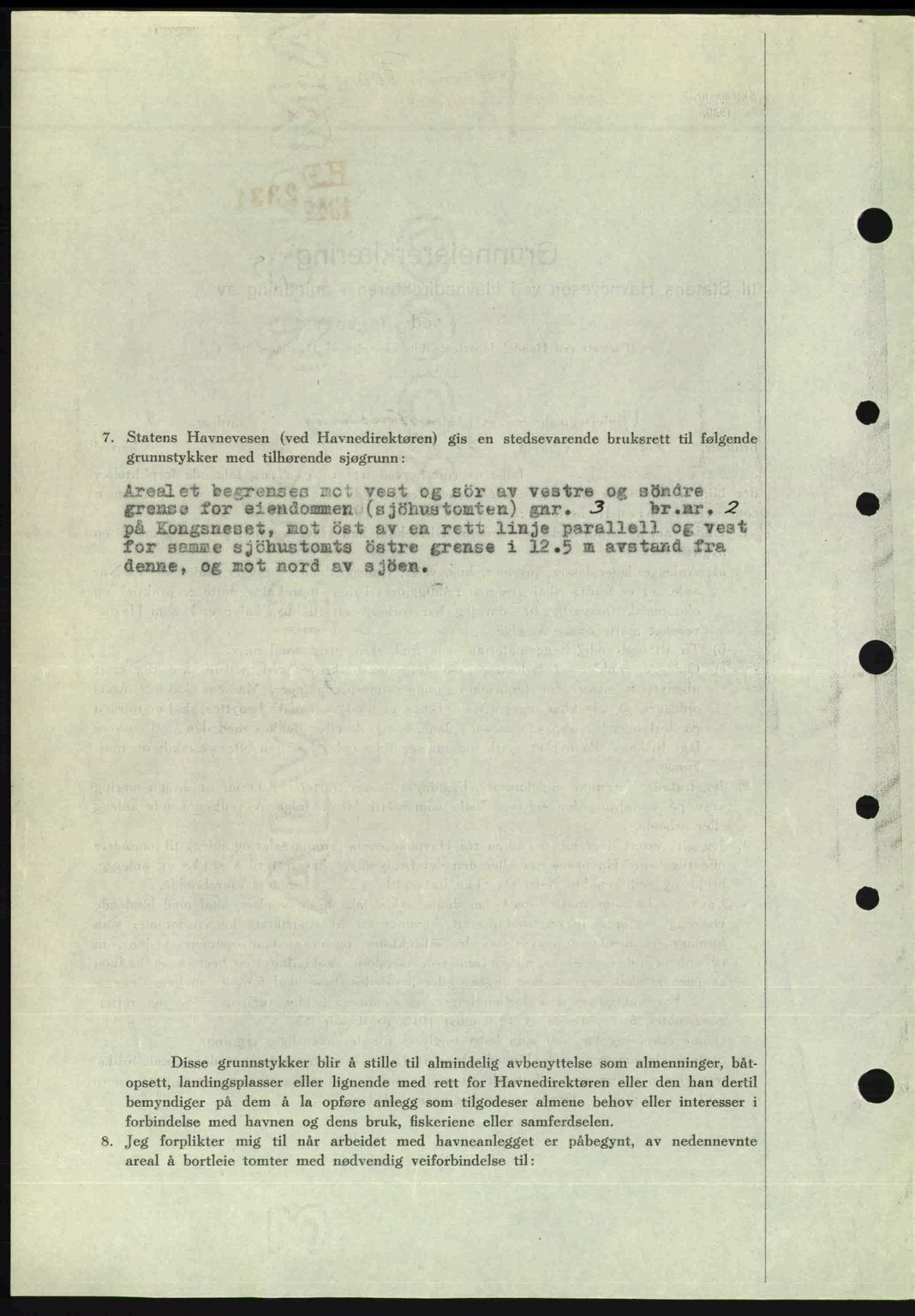 Nordre Sunnmøre sorenskriveri, AV/SAT-A-0006/1/2/2C/2Ca: Mortgage book no. A24, 1947-1947, Diary no: : 800/1947