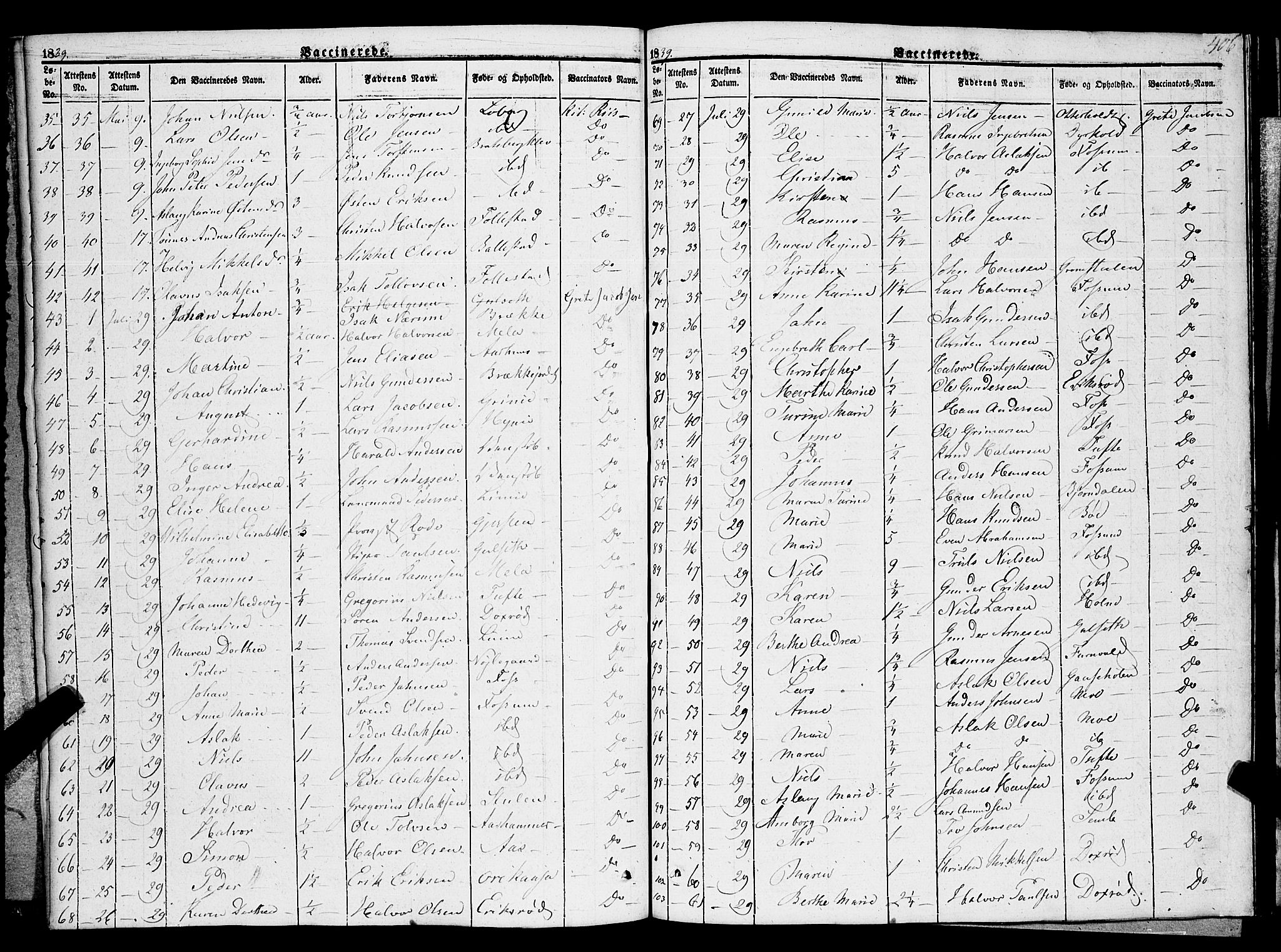 Gjerpen kirkebøker, SAKO/A-265/F/Fa/L0007b: Parish register (official) no. I 7B, 1834-1857, p. 406