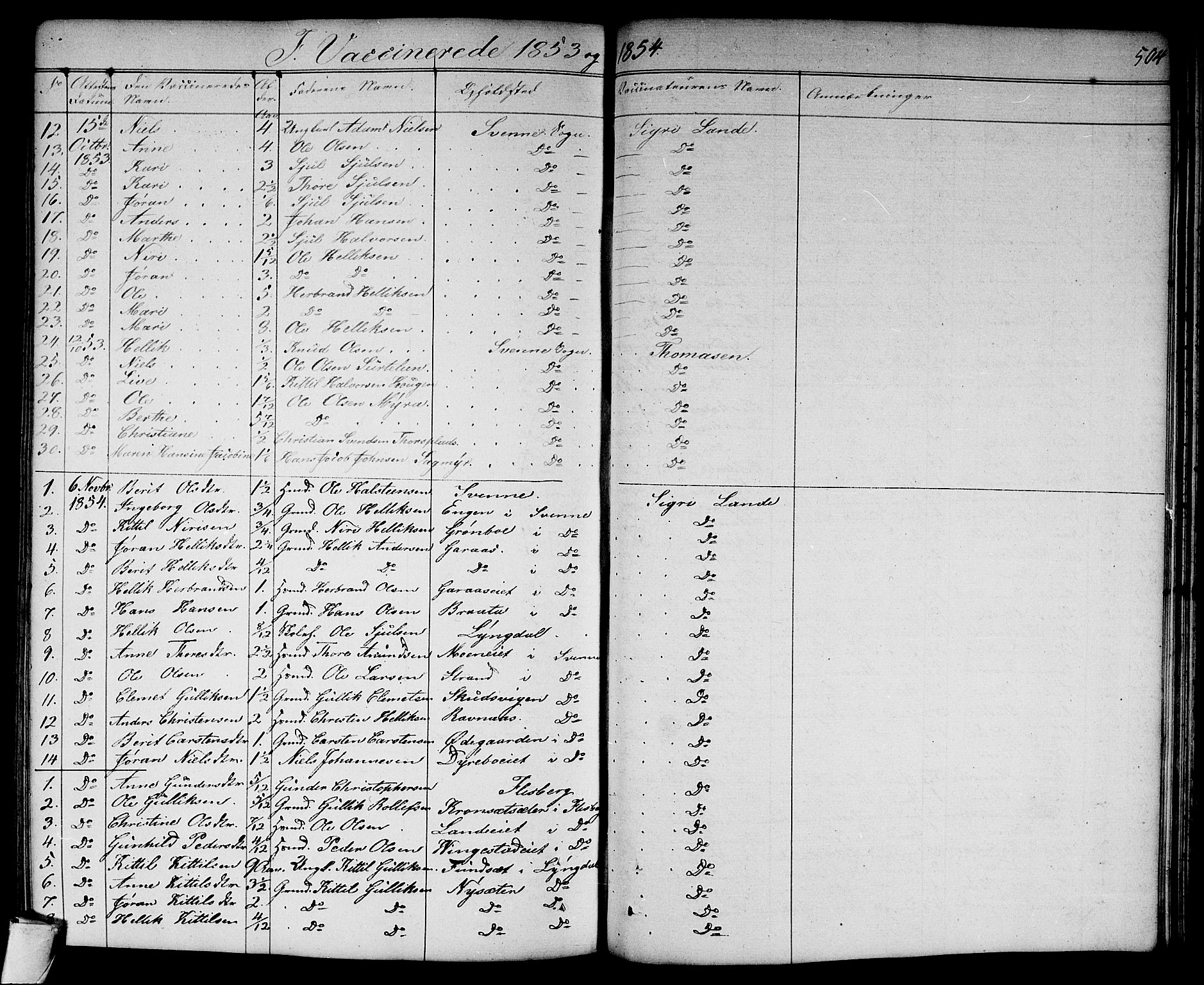 Flesberg kirkebøker, SAKO/A-18/G/Ga/L0002: Parish register (copy) no. I 2, 1834-1860, p. 504