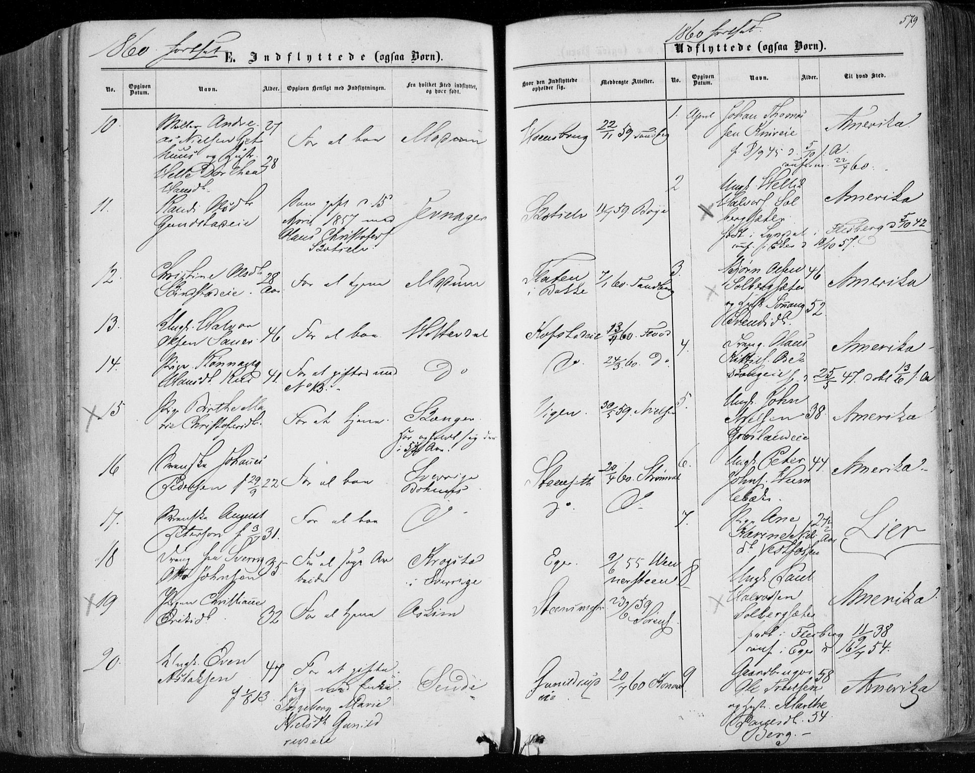 Eiker kirkebøker, SAKO/A-4/F/Fa/L0016: Parish register (official) no. I 16, 1860-1868, p. 579