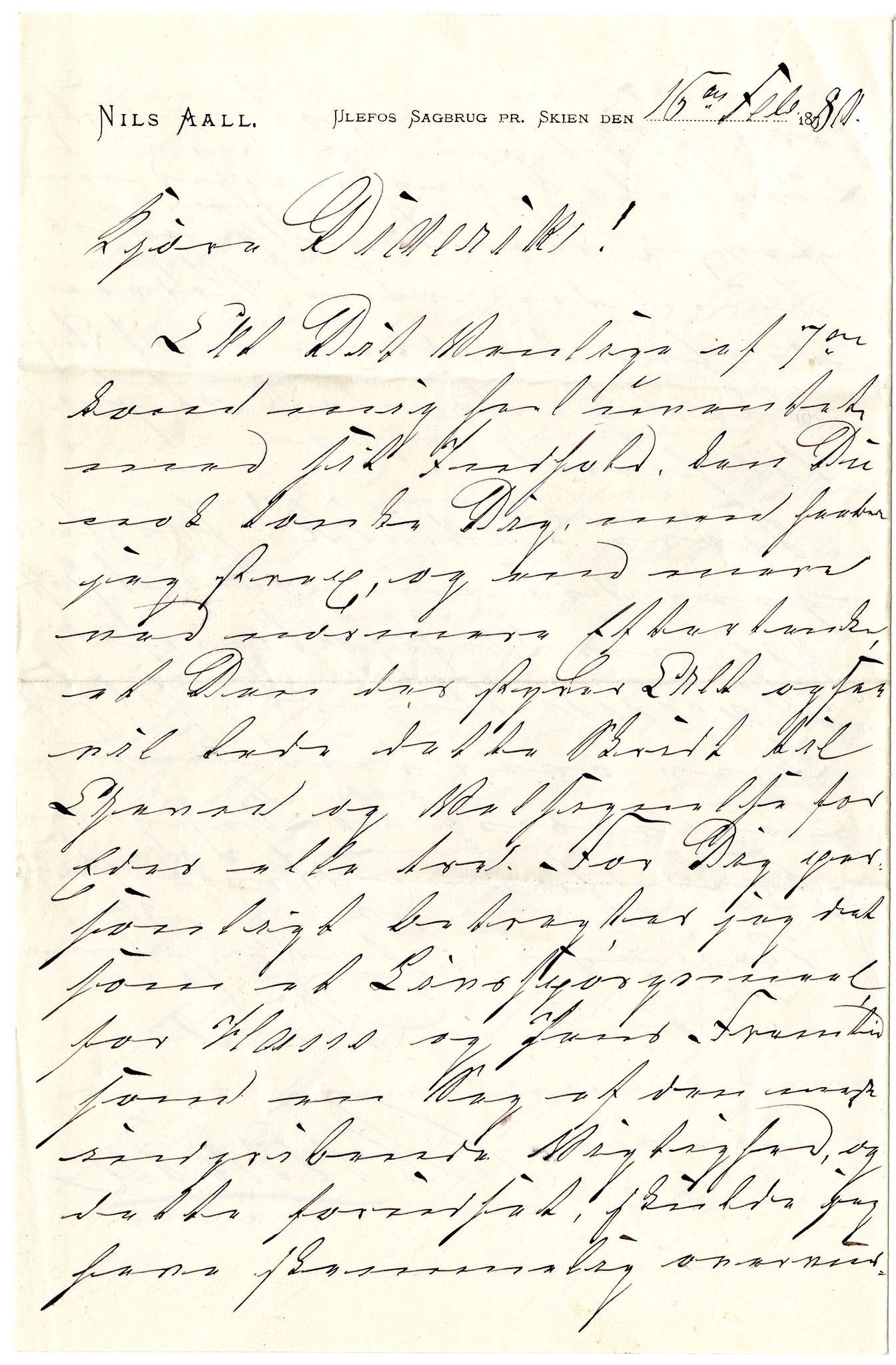 Diderik Maria Aalls brevsamling, NF/Ark-1023/F/L0001: D.M. Aalls brevsamling. A - B, 1738-1889, p. 273