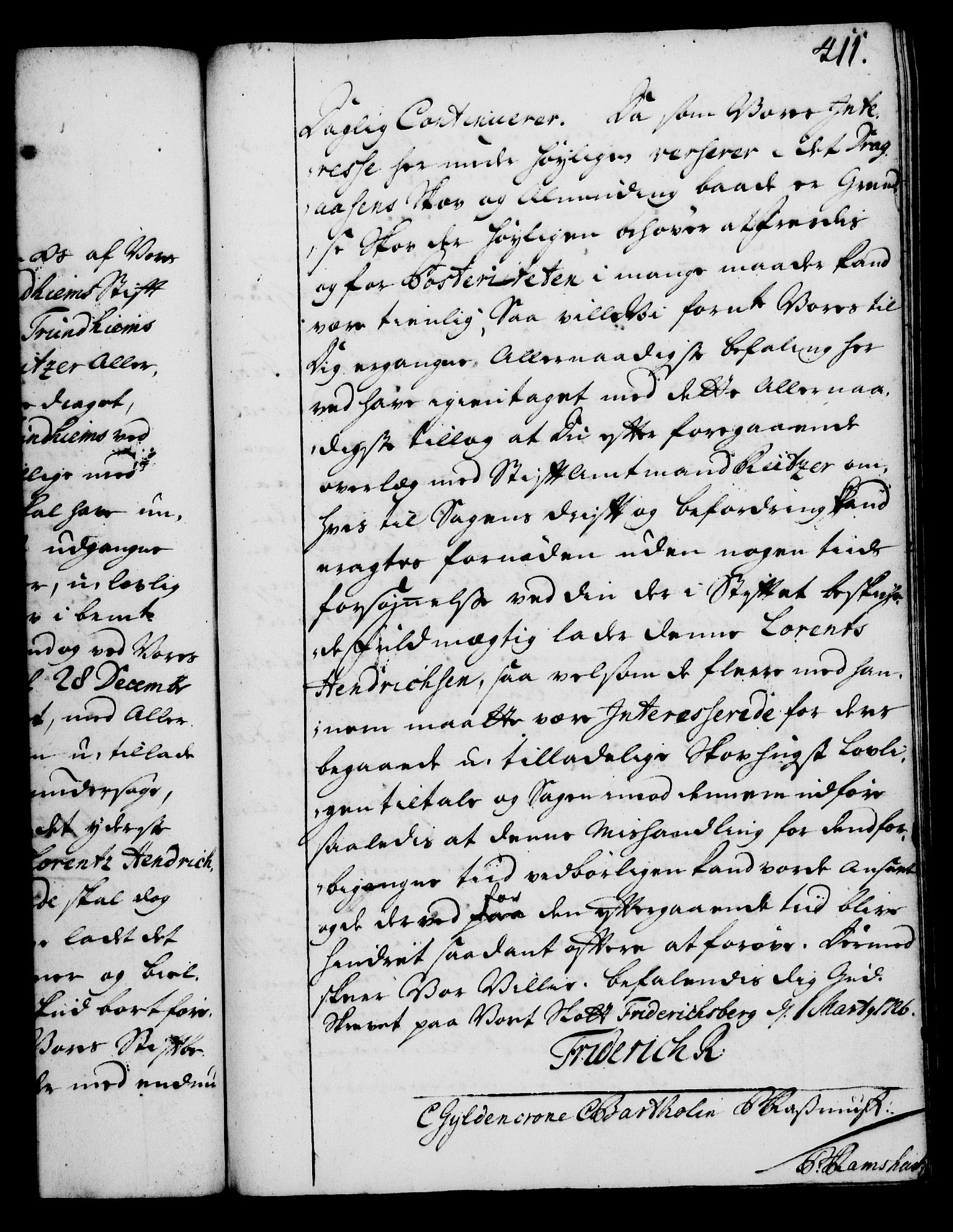 Rentekammeret, Kammerkanselliet, RA/EA-3111/G/Gg/Gga/L0002: Norsk ekspedisjonsprotokoll med register (merket RK 53.2), 1723-1727, p. 411