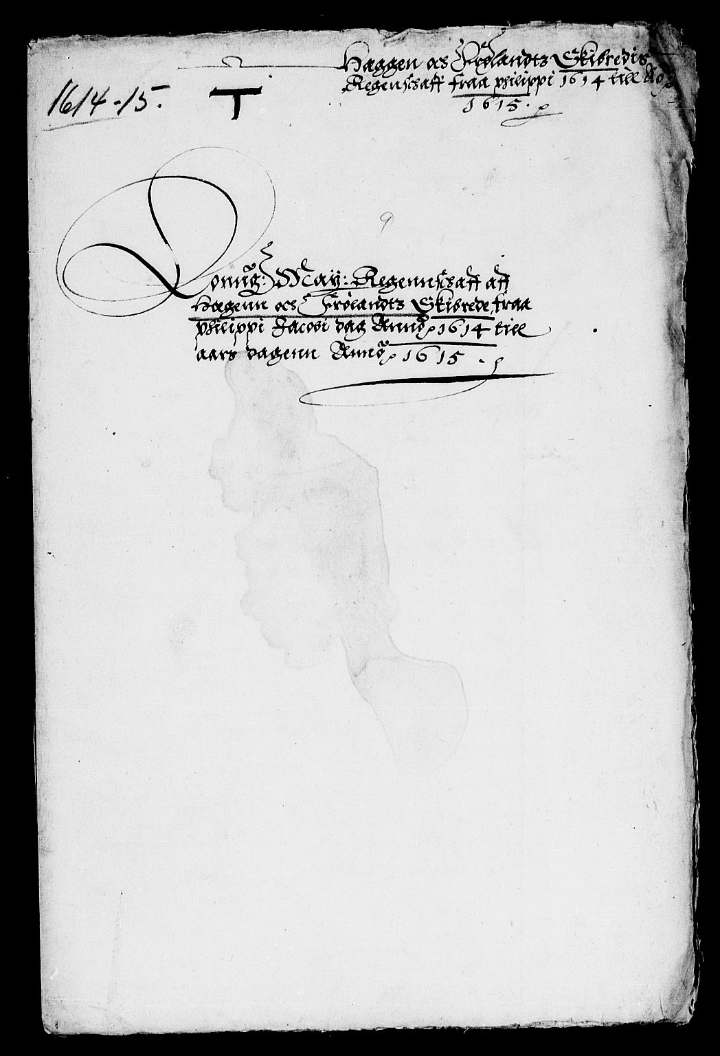 Rentekammeret inntil 1814, Reviderte regnskaper, Lensregnskaper, RA/EA-5023/R/Rb/Rba/L0036: Akershus len, 1614-1615