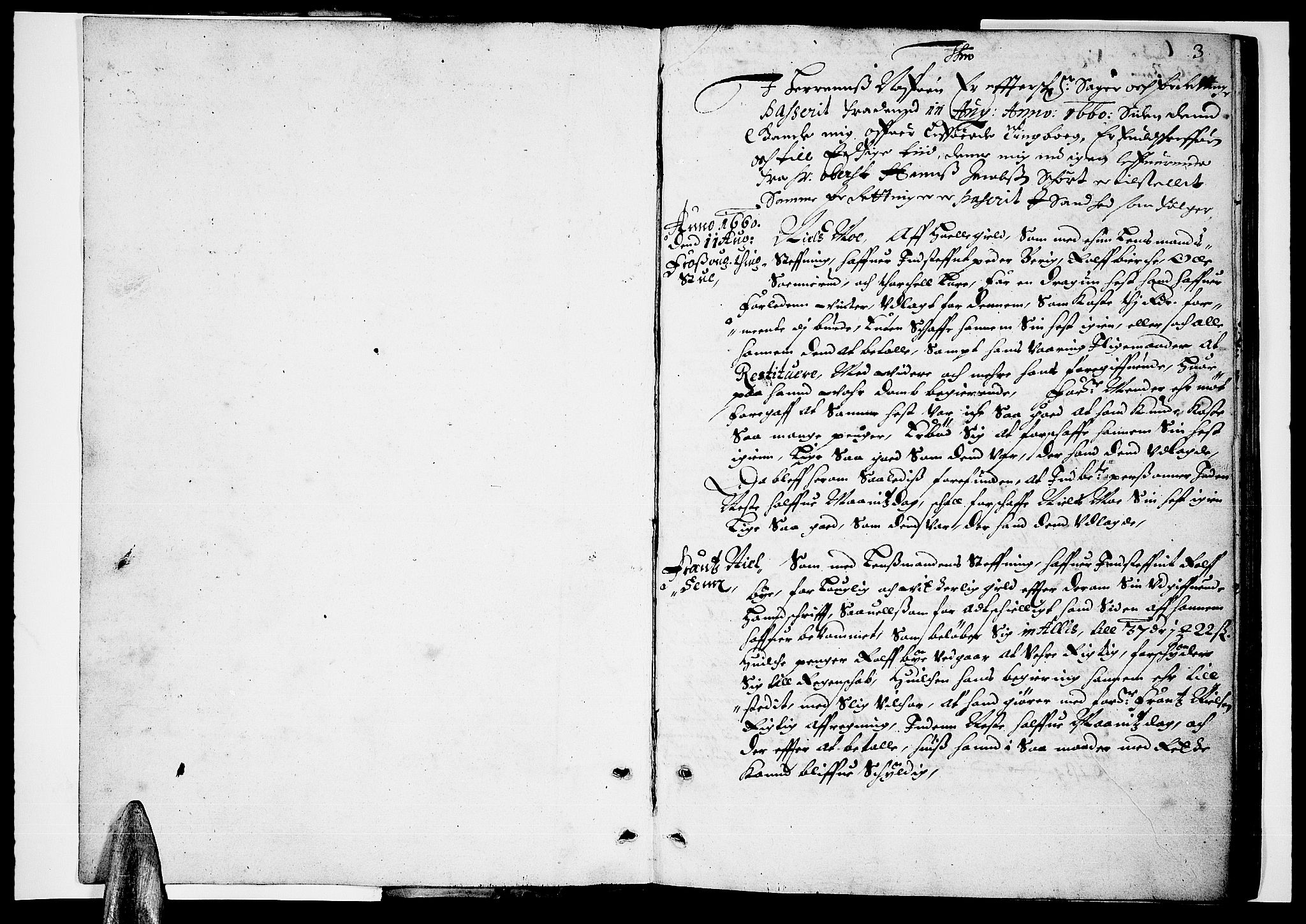 Ringerike og Hallingdal sorenskriveri, SAKO/A-81/F/Fa/Faa/L0003: Tingbok, 1660-1662, p. 2b-3a