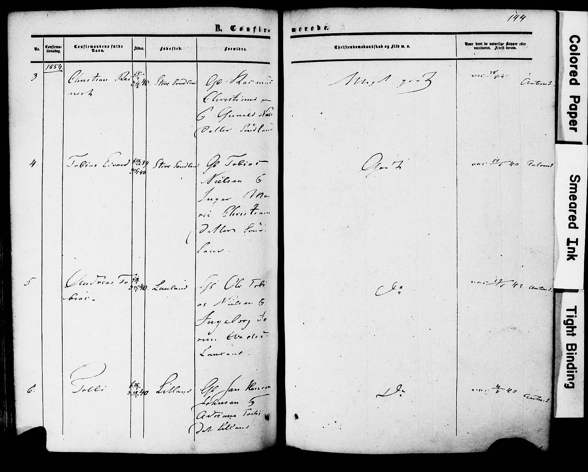 Herad sokneprestkontor, AV/SAK-1111-0018/F/Fa/Faa/L0005: Parish register (official) no. A 5, 1853-1886, p. 144