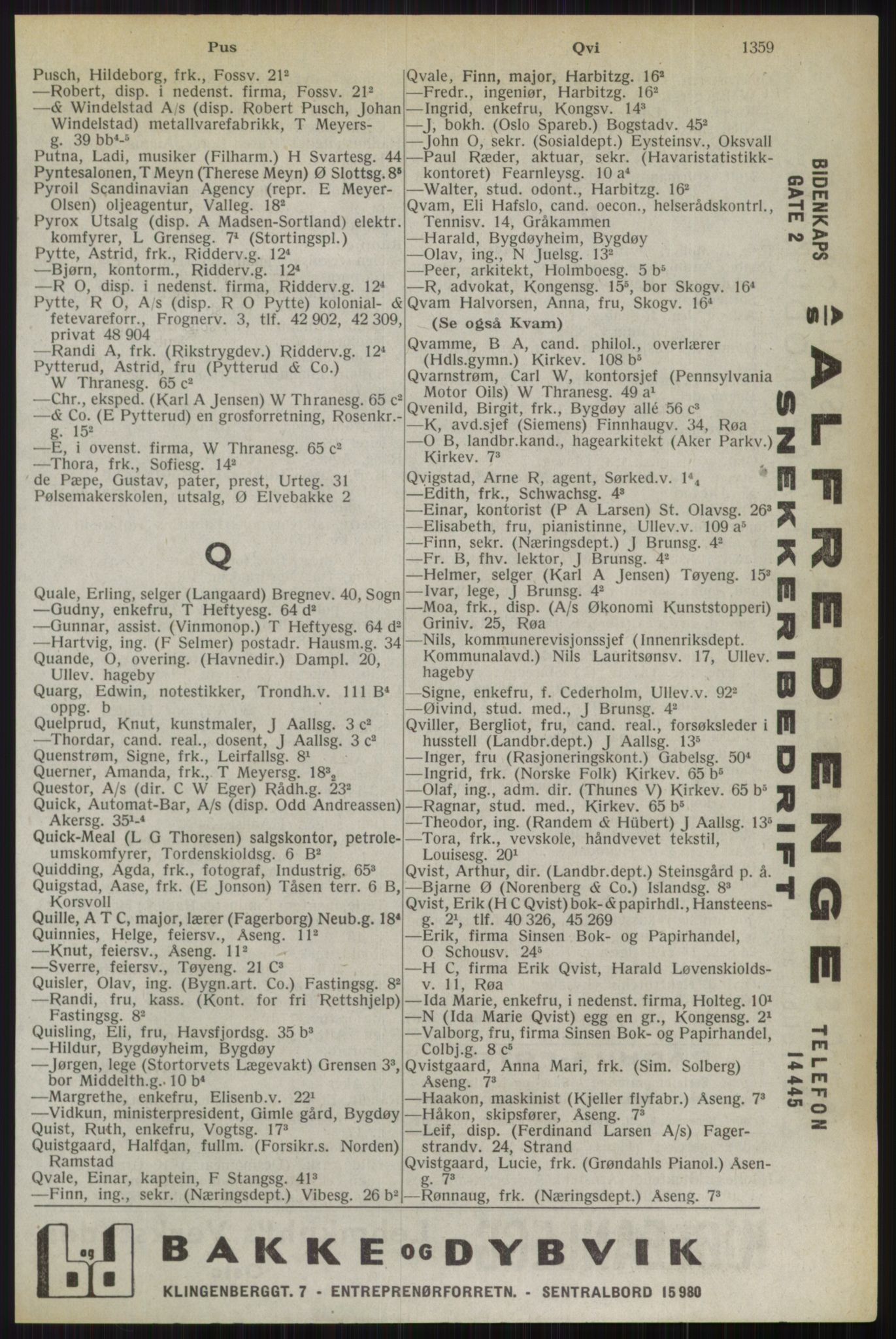 Kristiania/Oslo adressebok, PUBL/-, 1944, p. 1359