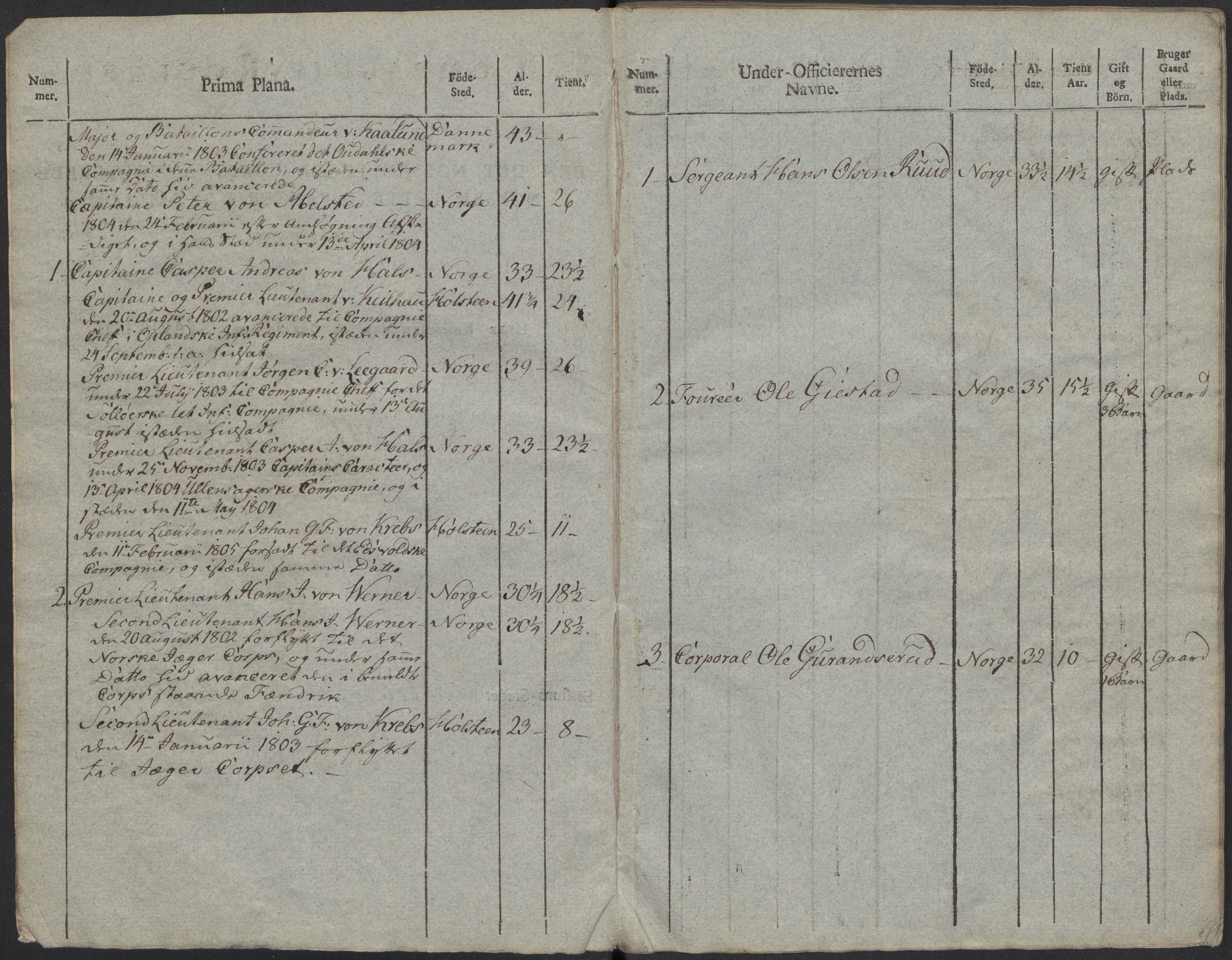 Generalitets- og kommissariatskollegiet, Det kongelige norske kommissariatskollegium, AV/RA-EA-5420/E/Eh/L0023: Norske jegerkorps, 1805, p. 461