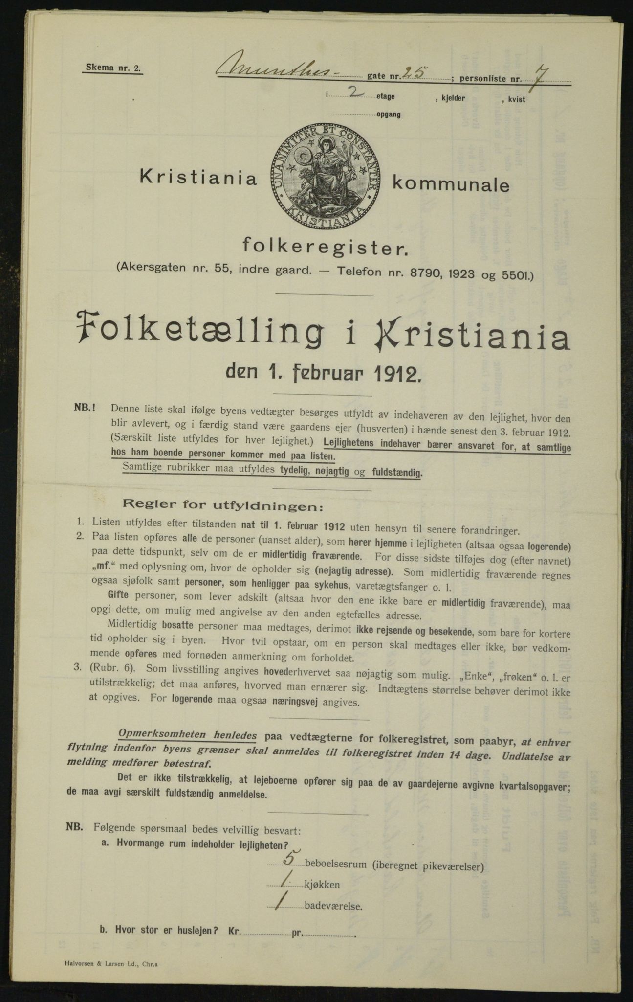 OBA, Municipal Census 1912 for Kristiania, 1912, p. 68635