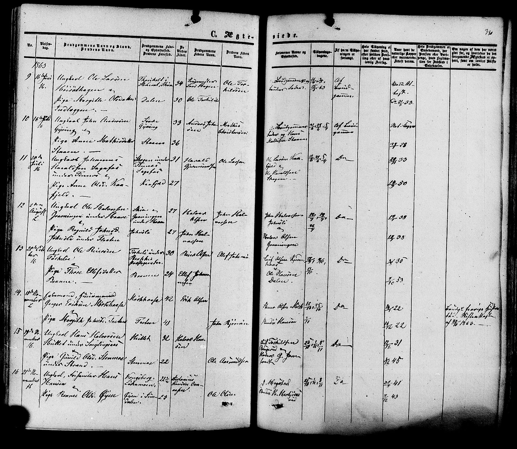 Heddal kirkebøker, SAKO/A-268/F/Fa/L0007: Parish register (official) no. I 7, 1855-1877, p. 330