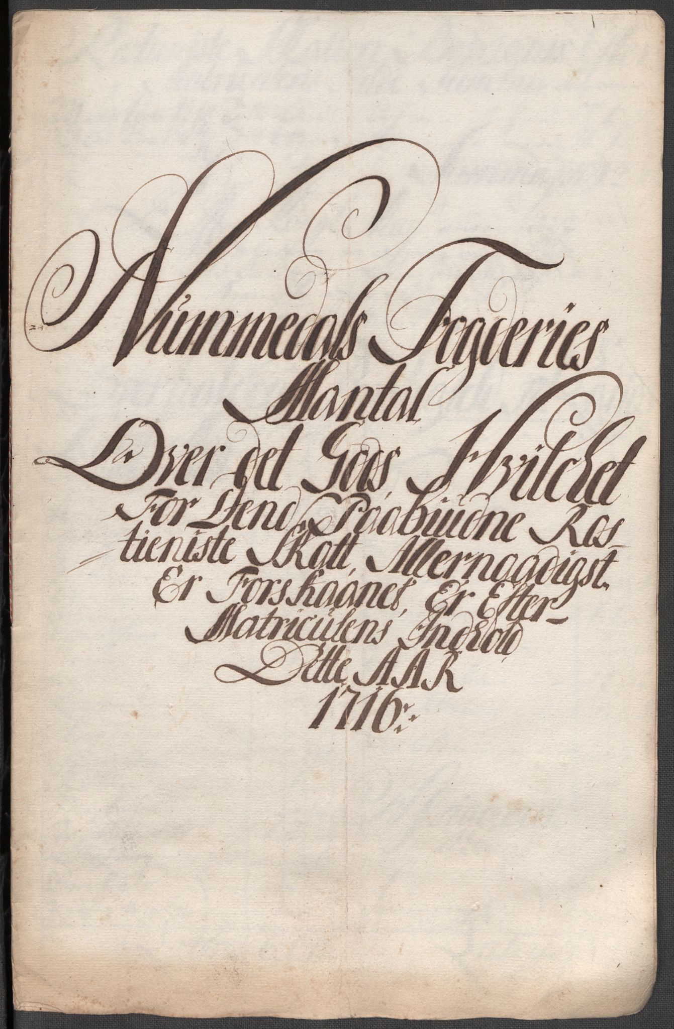 Rentekammeret inntil 1814, Reviderte regnskaper, Fogderegnskap, AV/RA-EA-4092/R64/L4437: Fogderegnskap Namdal, 1716, p. 215