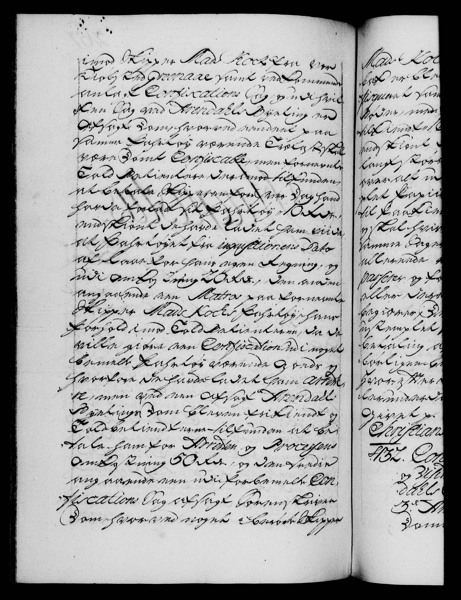 Danske Kanselli 1572-1799, RA/EA-3023/F/Fc/Fca/Fcaa/L0037: Norske registre, 1751-1752, p. 267b