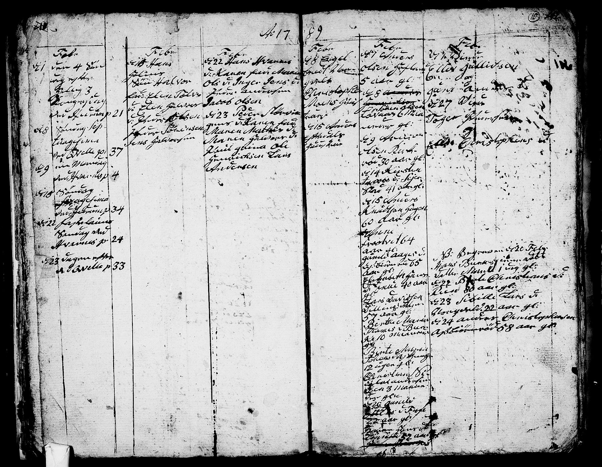 Hedrum kirkebøker, AV/SAKO-A-344/G/Ga/L0001: Parish register (copy) no. I 1, 1787-1802, p. 15