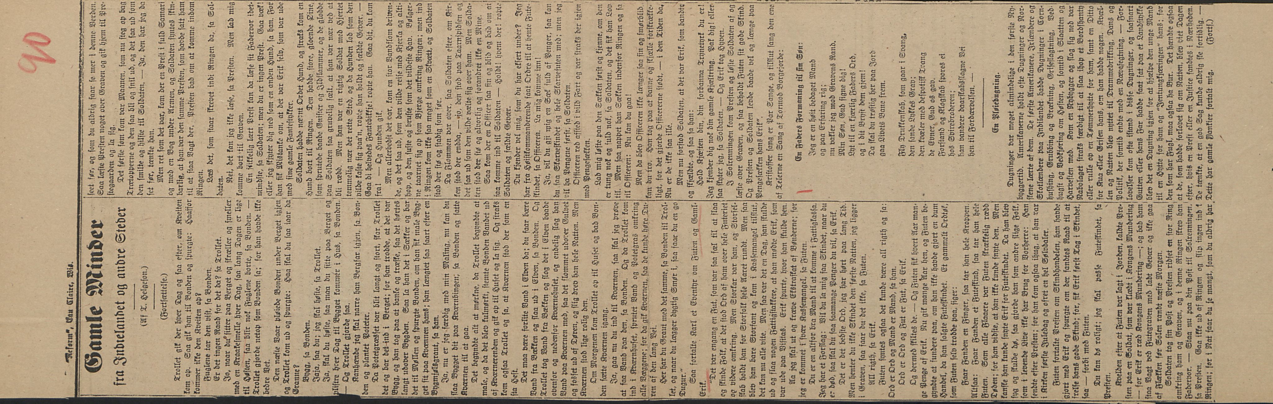 Rikard Berge, TEMU/TGM-A-1003/F/L0016/0023: 529-550 / 550 Slekt- og personalhistorie, om drikkehorn og eventuelt andre gjenstander, 1916-1926, p. 90