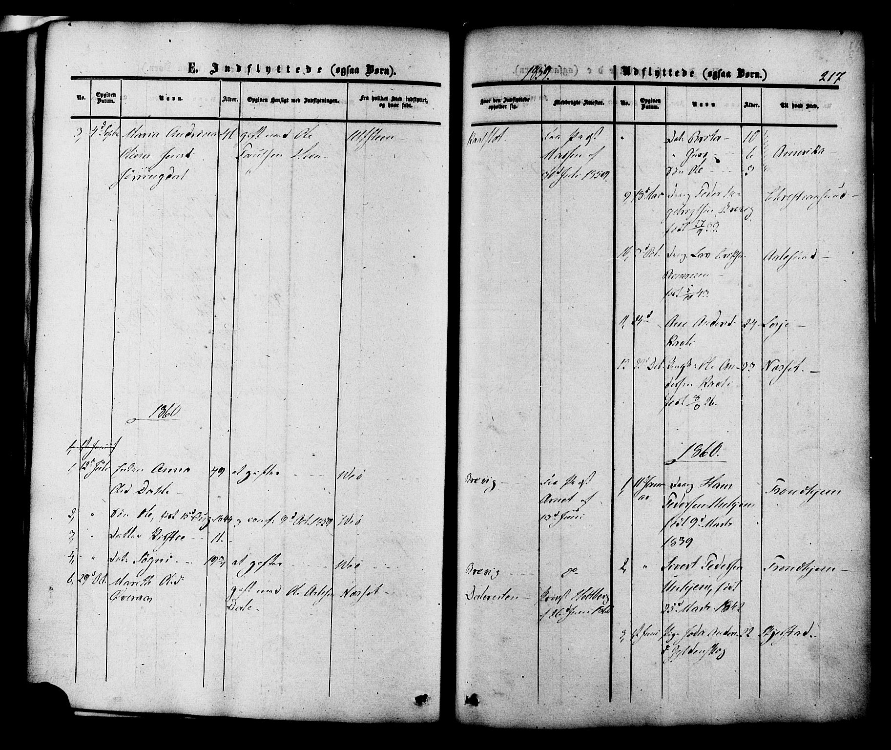 Ministerialprotokoller, klokkerbøker og fødselsregistre - Møre og Romsdal, SAT/A-1454/545/L0586: Parish register (official) no. 545A02, 1854-1877, p. 217