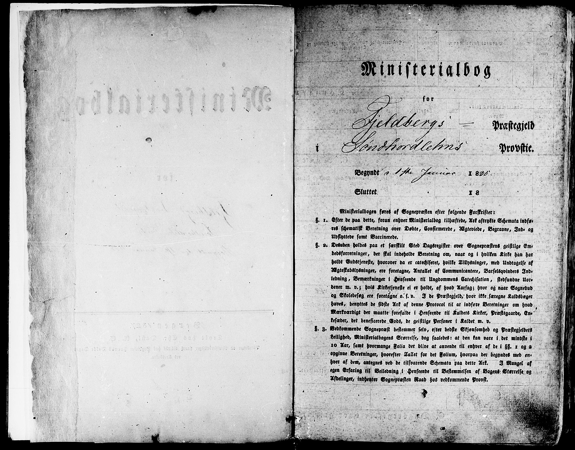 Fjelberg sokneprestembete, AV/SAB-A-75201/H/Haa: Parish register (official) no. A 6, 1835-1851