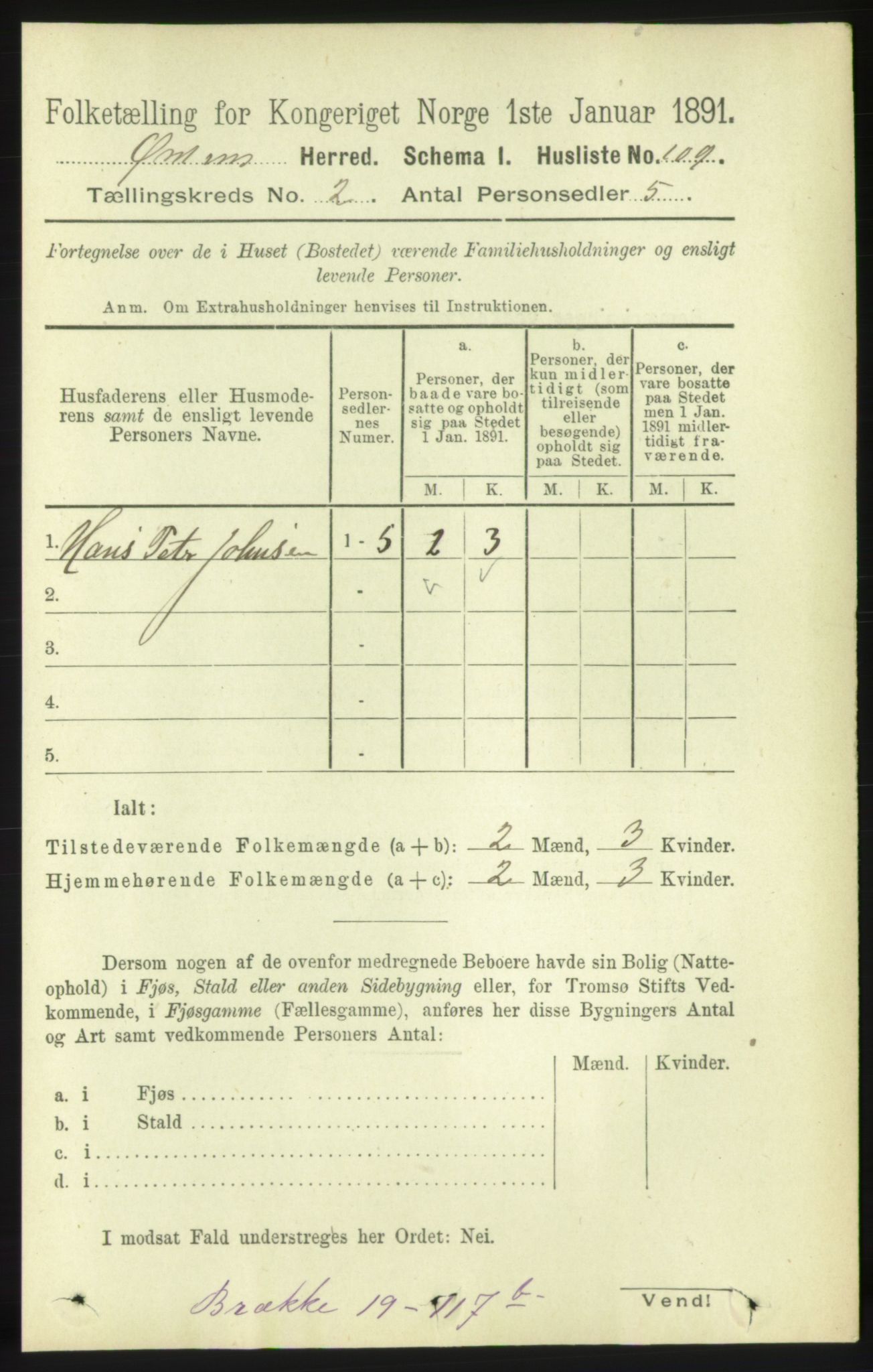 RA, 1891 census for 1520 Ørsta, 1891, p. 477