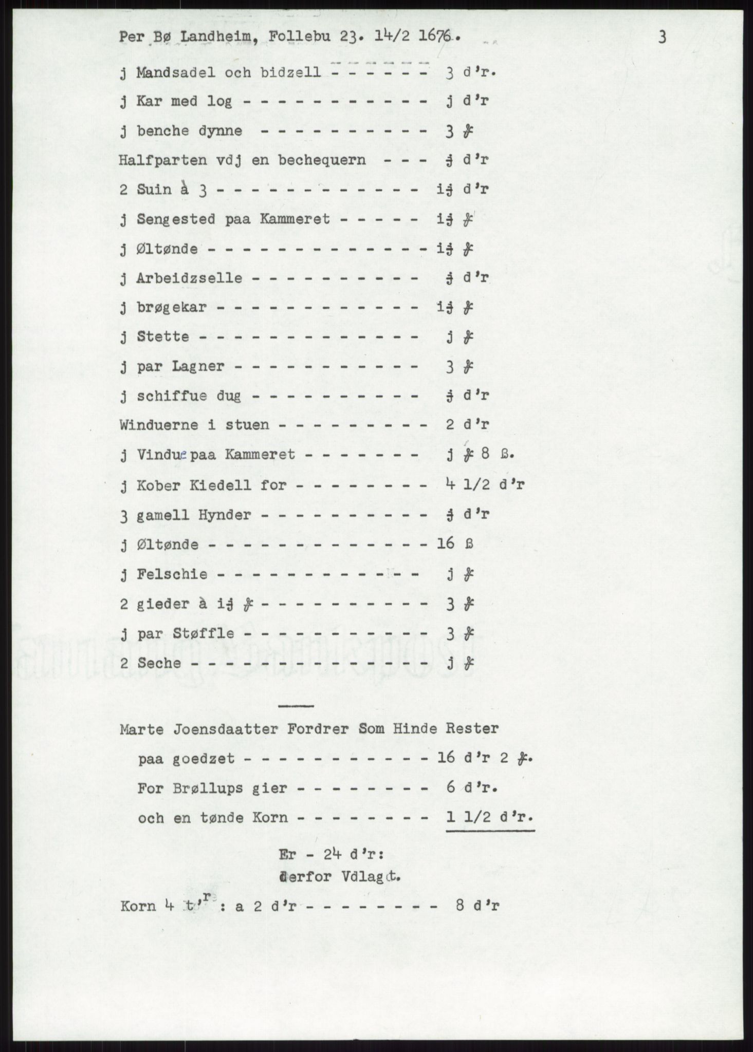 Samlinger til kildeutgivelse, Diplomavskriftsamlingen, RA/EA-4053/H/Ha, p. 3122