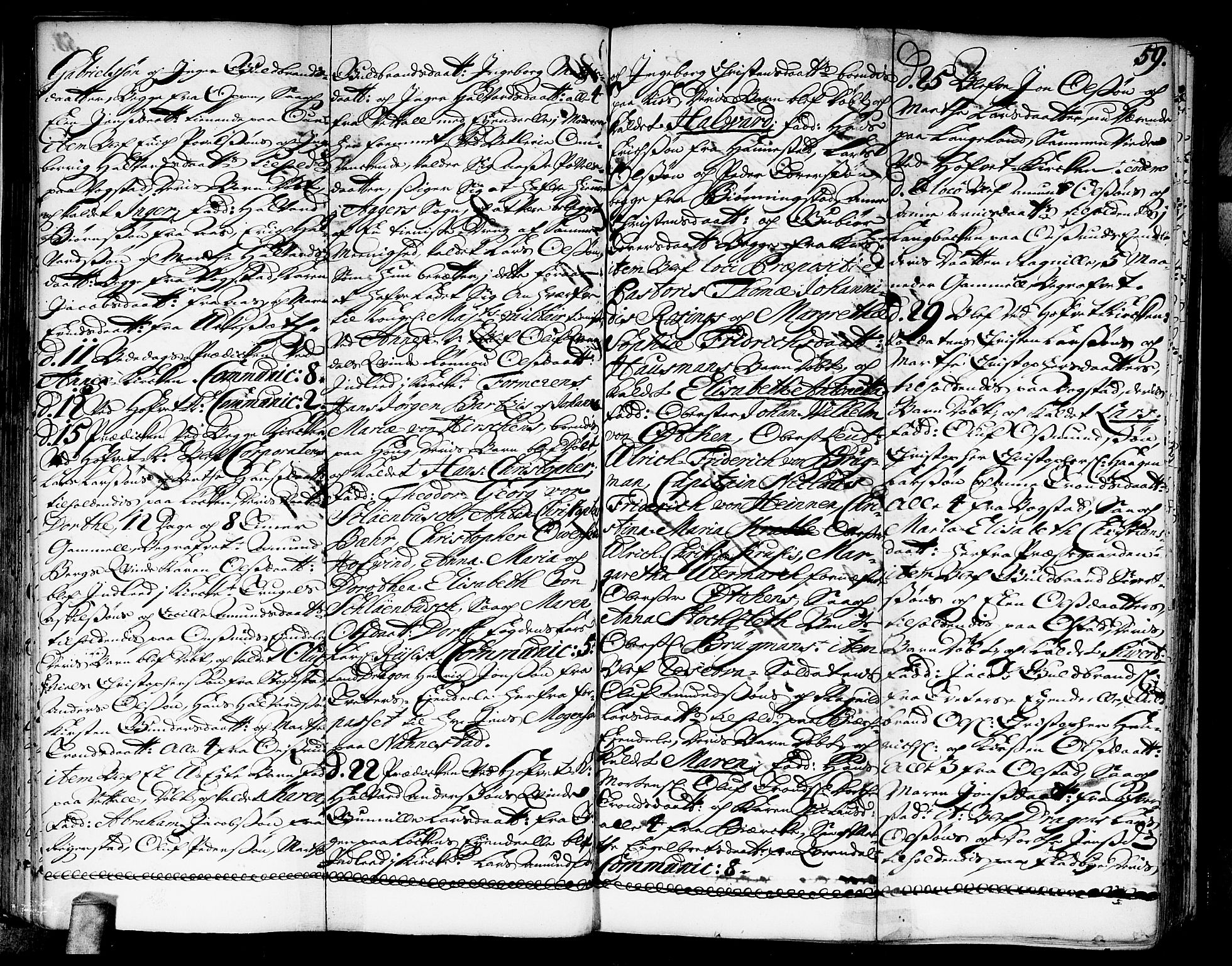 Ullensaker prestekontor Kirkebøker, AV/SAO-A-10236a/F/Fa/L0003: Parish register (official) no. I 3, 1711-1720, p. 59