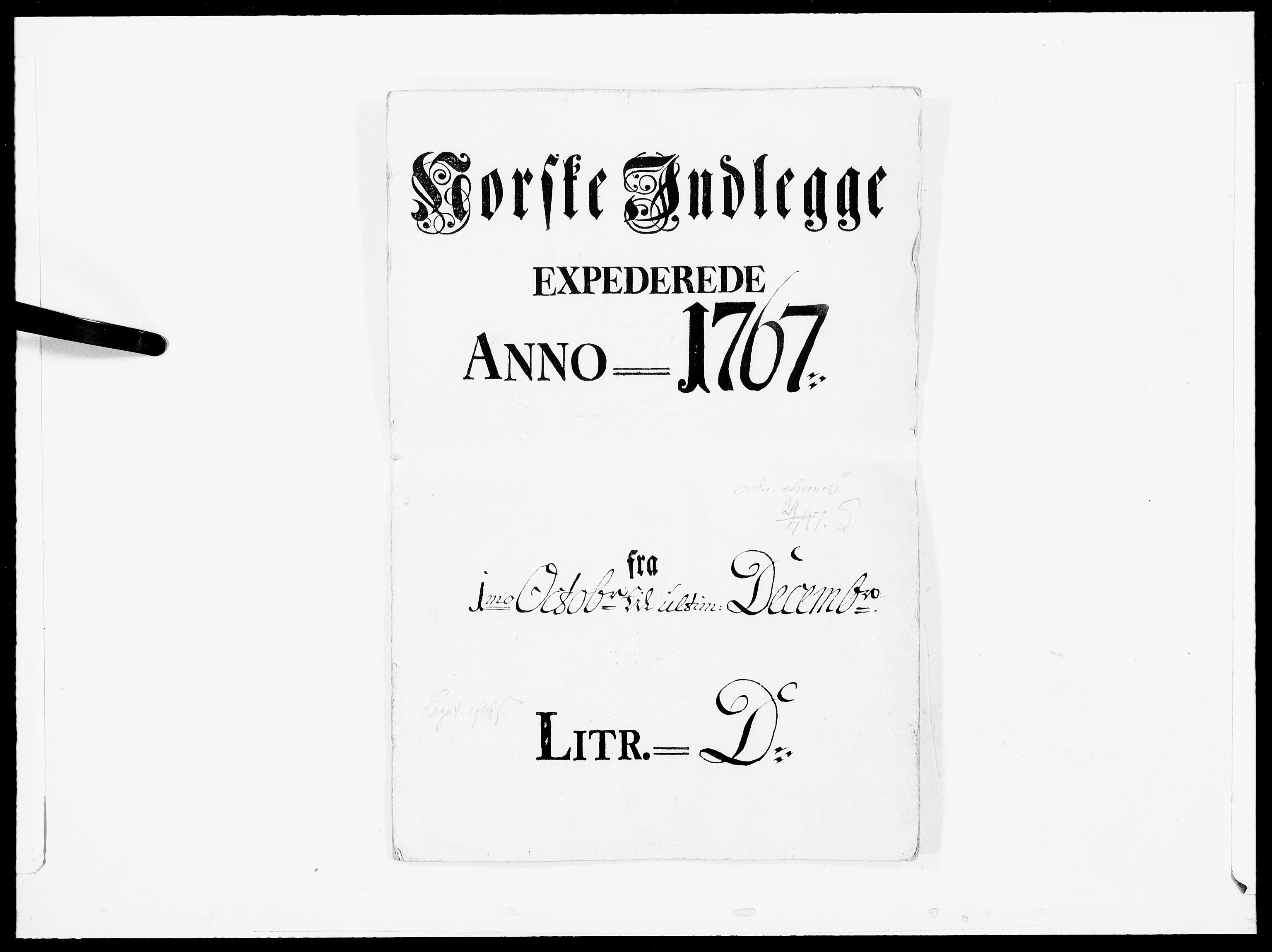 Danske Kanselli 1572-1799, AV/RA-EA-3023/F/Fc/Fcc/Fcca/L0196: Norske innlegg 1572-1799, 1767, p. 300