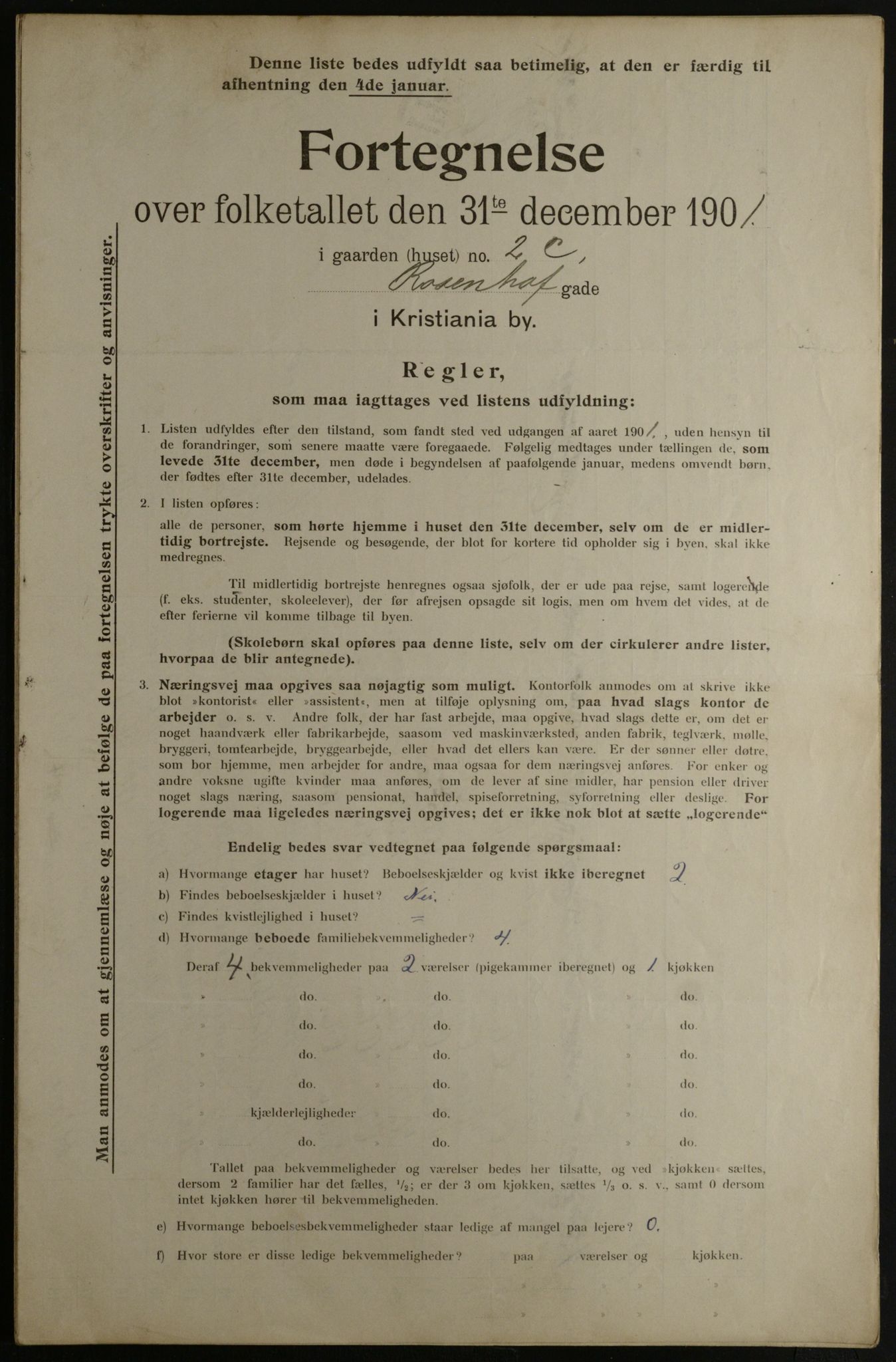 OBA, Municipal Census 1901 for Kristiania, 1901, p. 12824