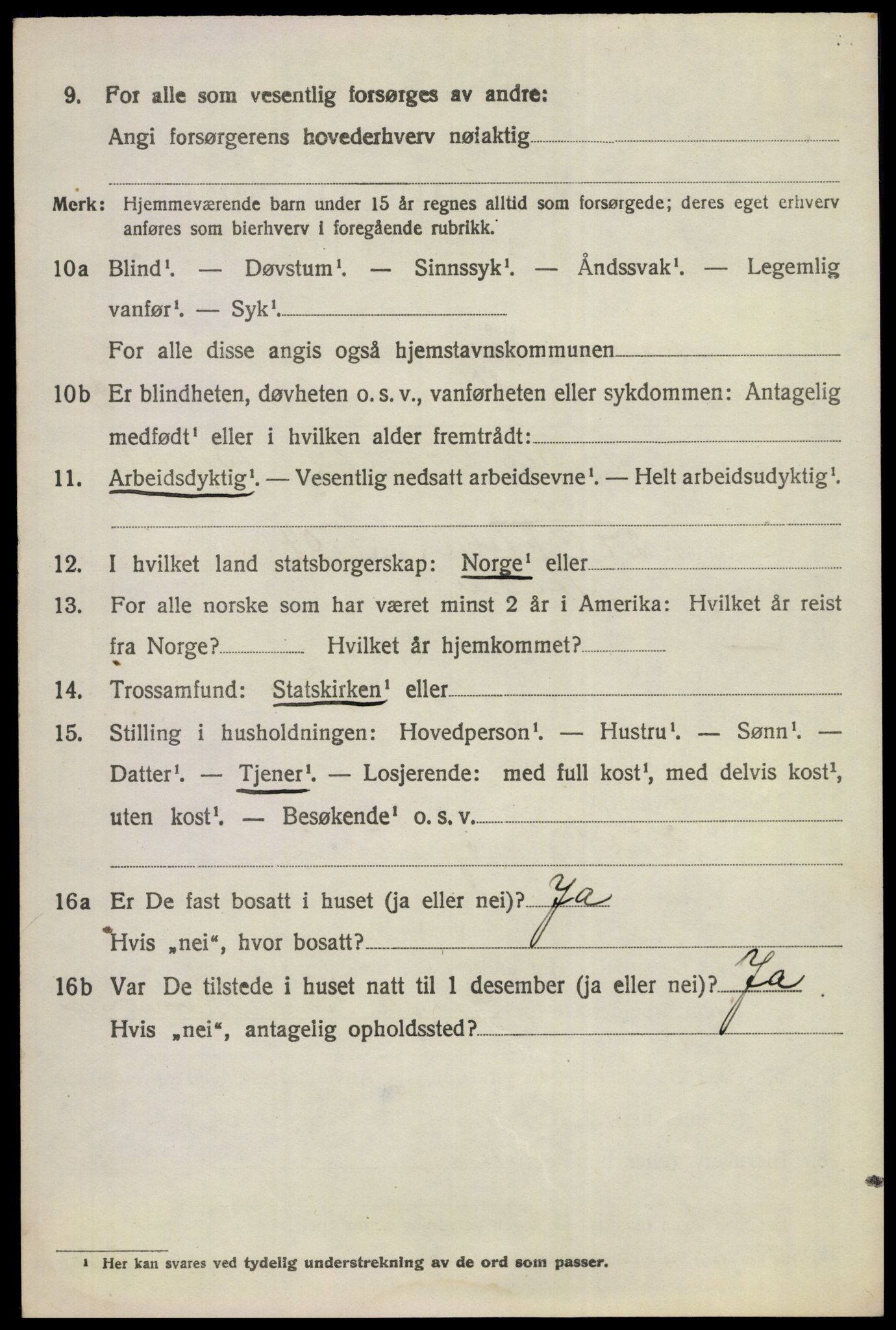 SAKO, 1920 census for Ådal, 1920, p. 6517