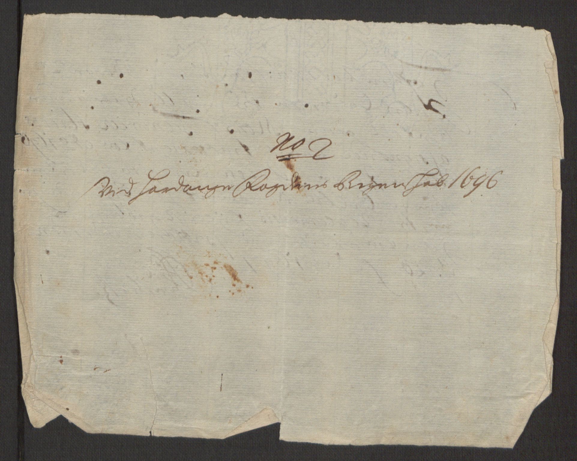 Rentekammeret inntil 1814, Reviderte regnskaper, Fogderegnskap, AV/RA-EA-4092/R48/L2976: Fogderegnskap Sunnhordland og Hardanger, 1695-1696, p. 477