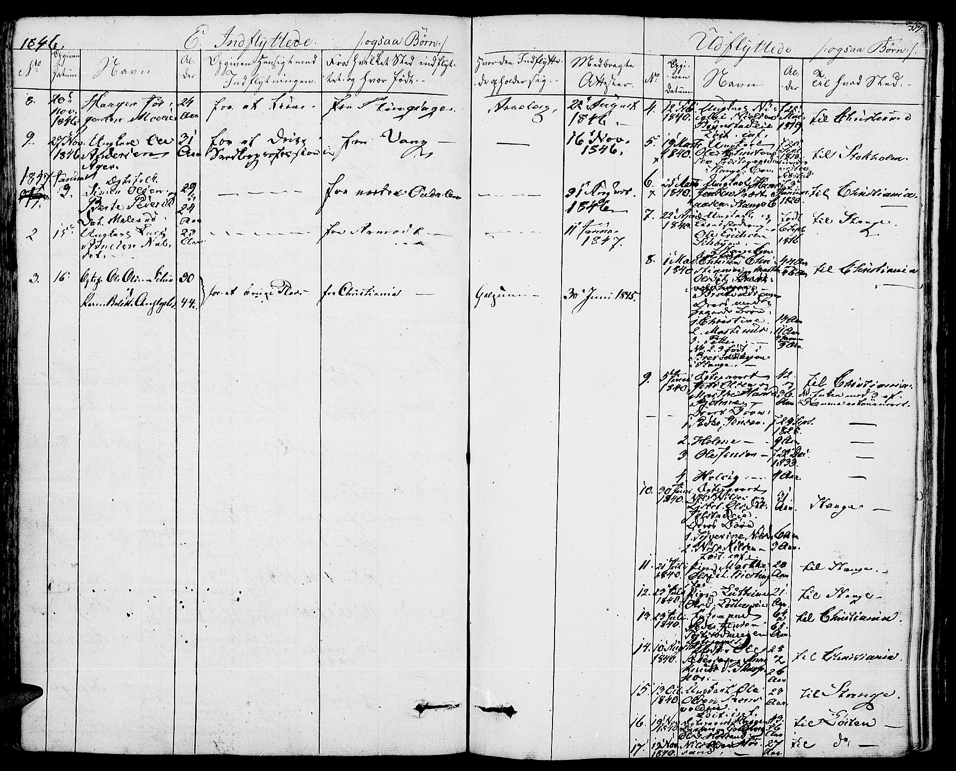Romedal prestekontor, SAH/PREST-004/K/L0003: Parish register (official) no. 3, 1829-1846, p. 317