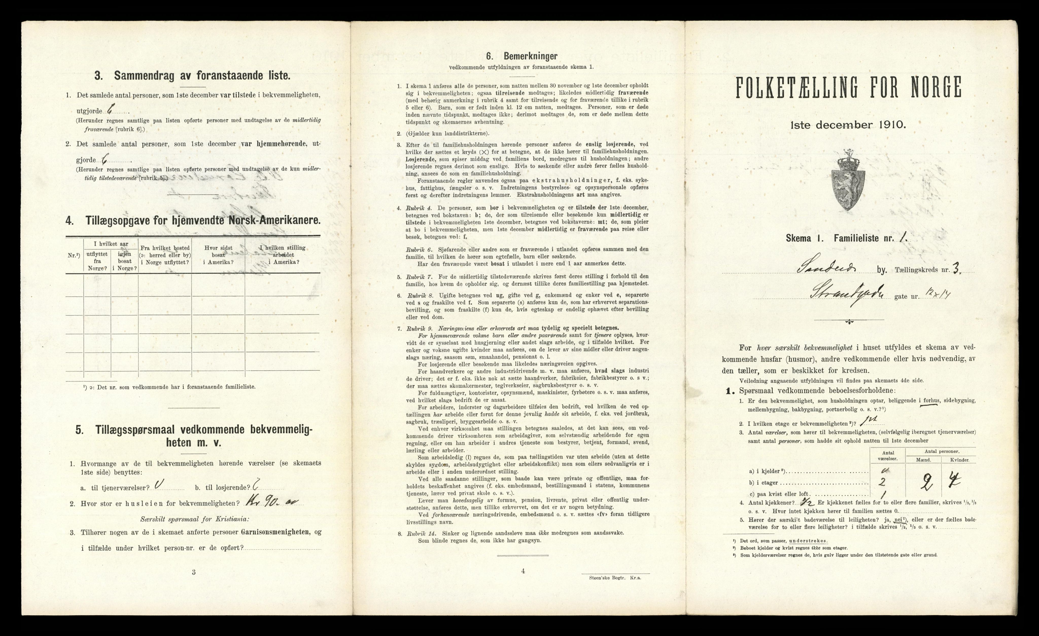 RA, 1910 census for Sandnes, 1910, p. 420