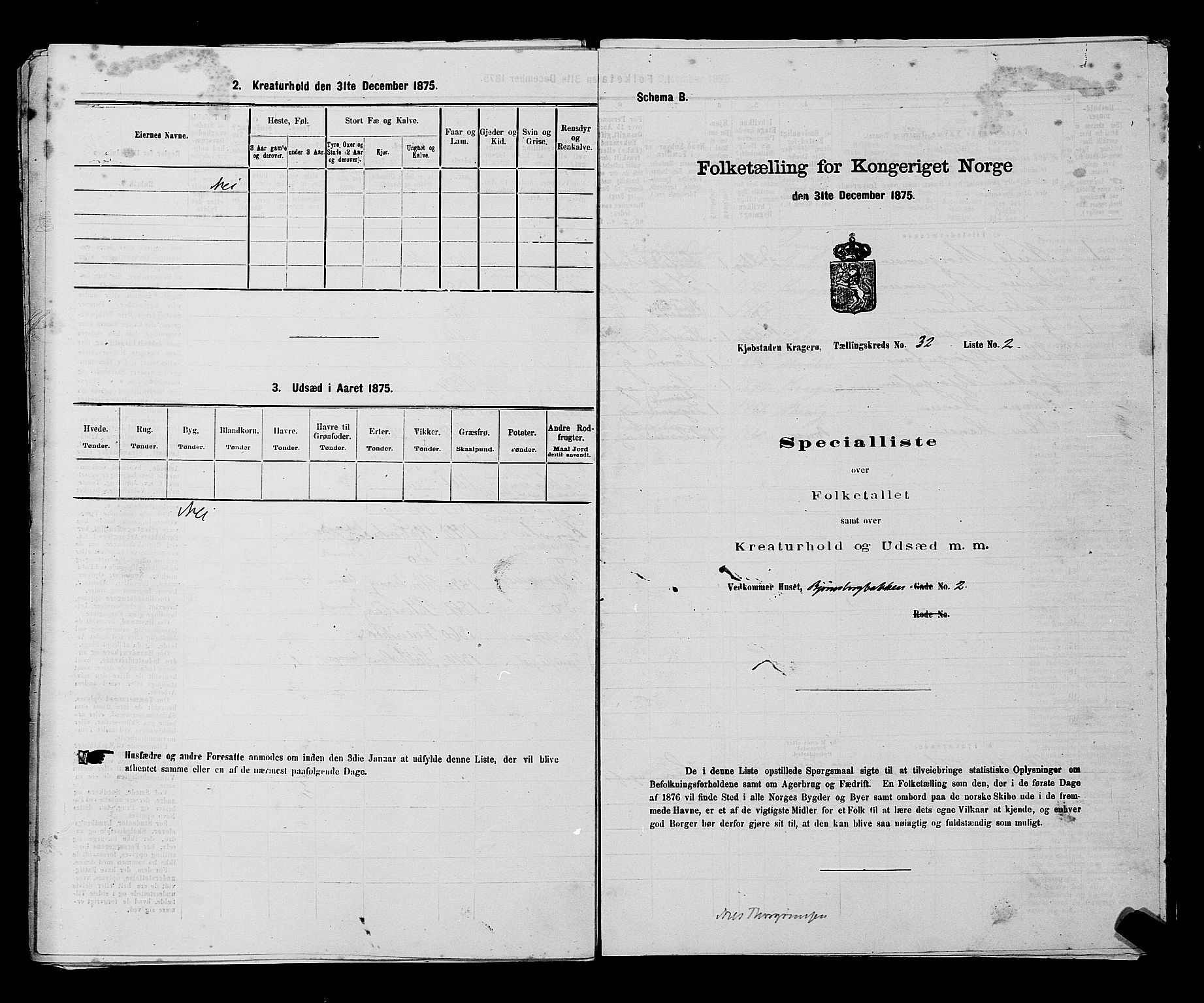 SAKO, 1875 census for 0801P Kragerø, 1875, p. 773