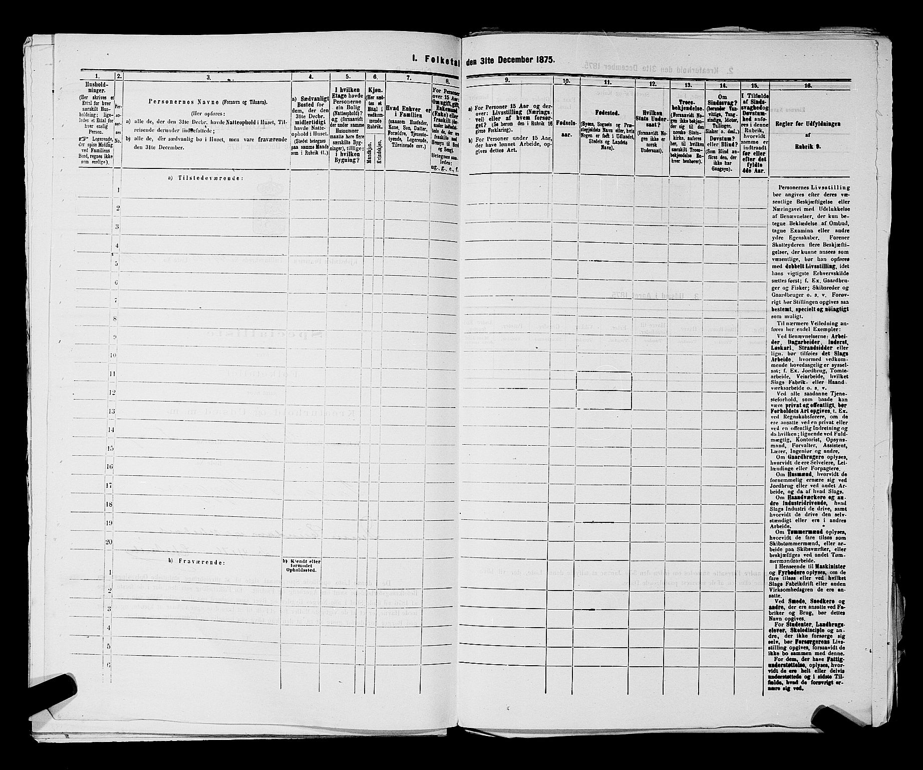 SAKO, 1875 census for 0602 Drammen, 1875, p. 3651