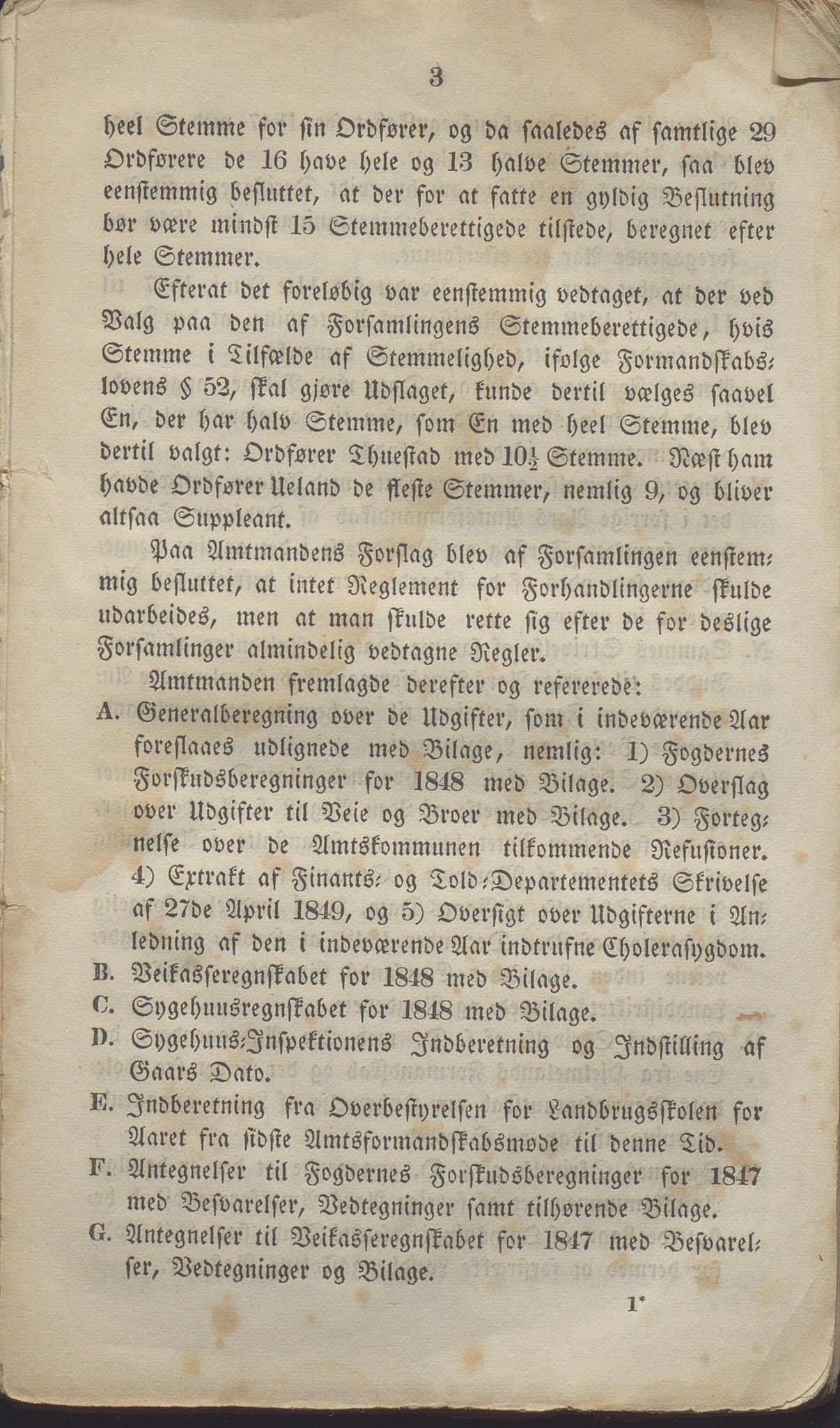 Rogaland fylkeskommune - Fylkesrådmannen , IKAR/A-900/A, 1849-1852, p. 10