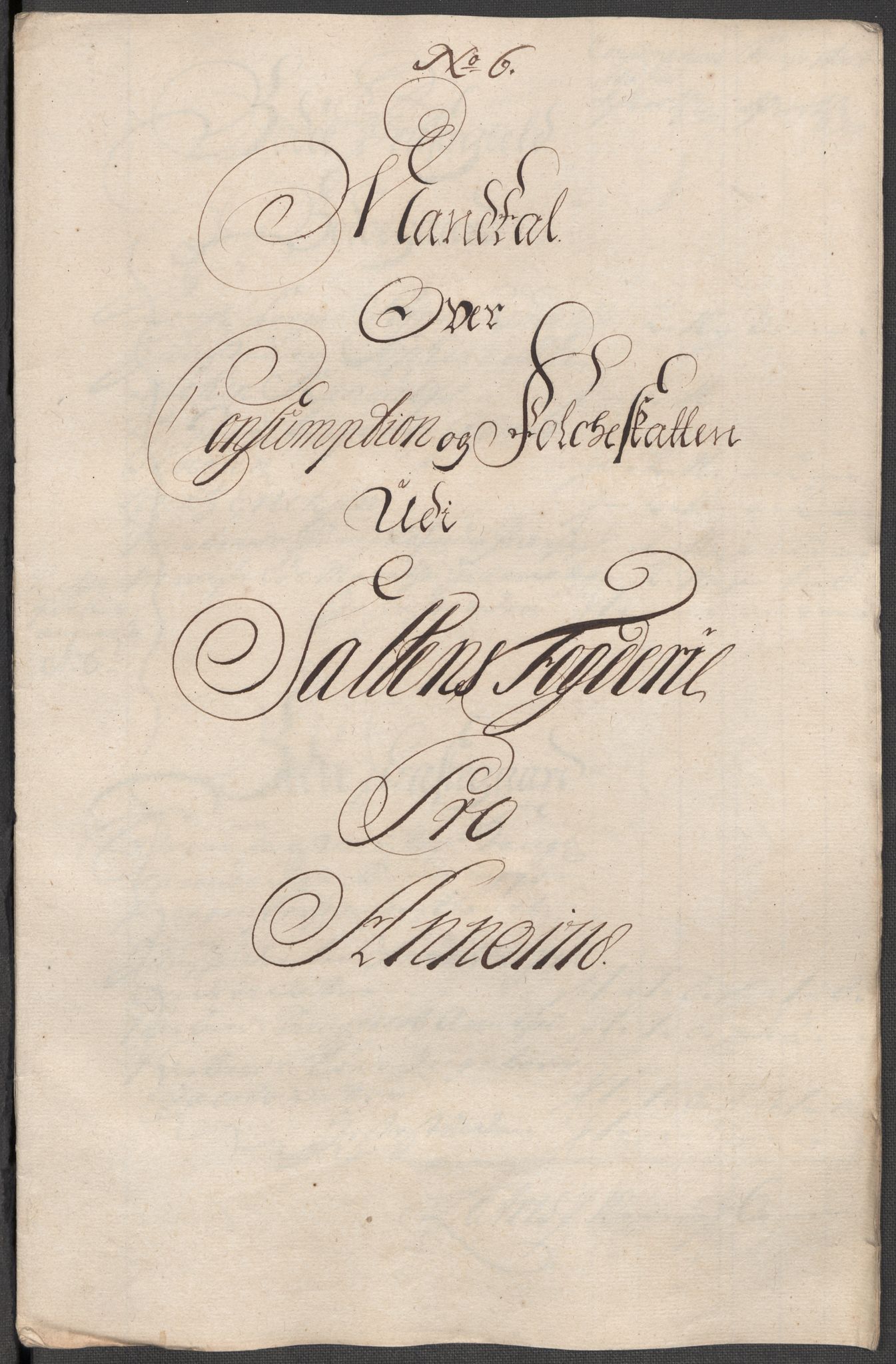 Rentekammeret inntil 1814, Reviderte regnskaper, Fogderegnskap, AV/RA-EA-4092/R66/L4588: Fogderegnskap Salten, 1718, p. 136