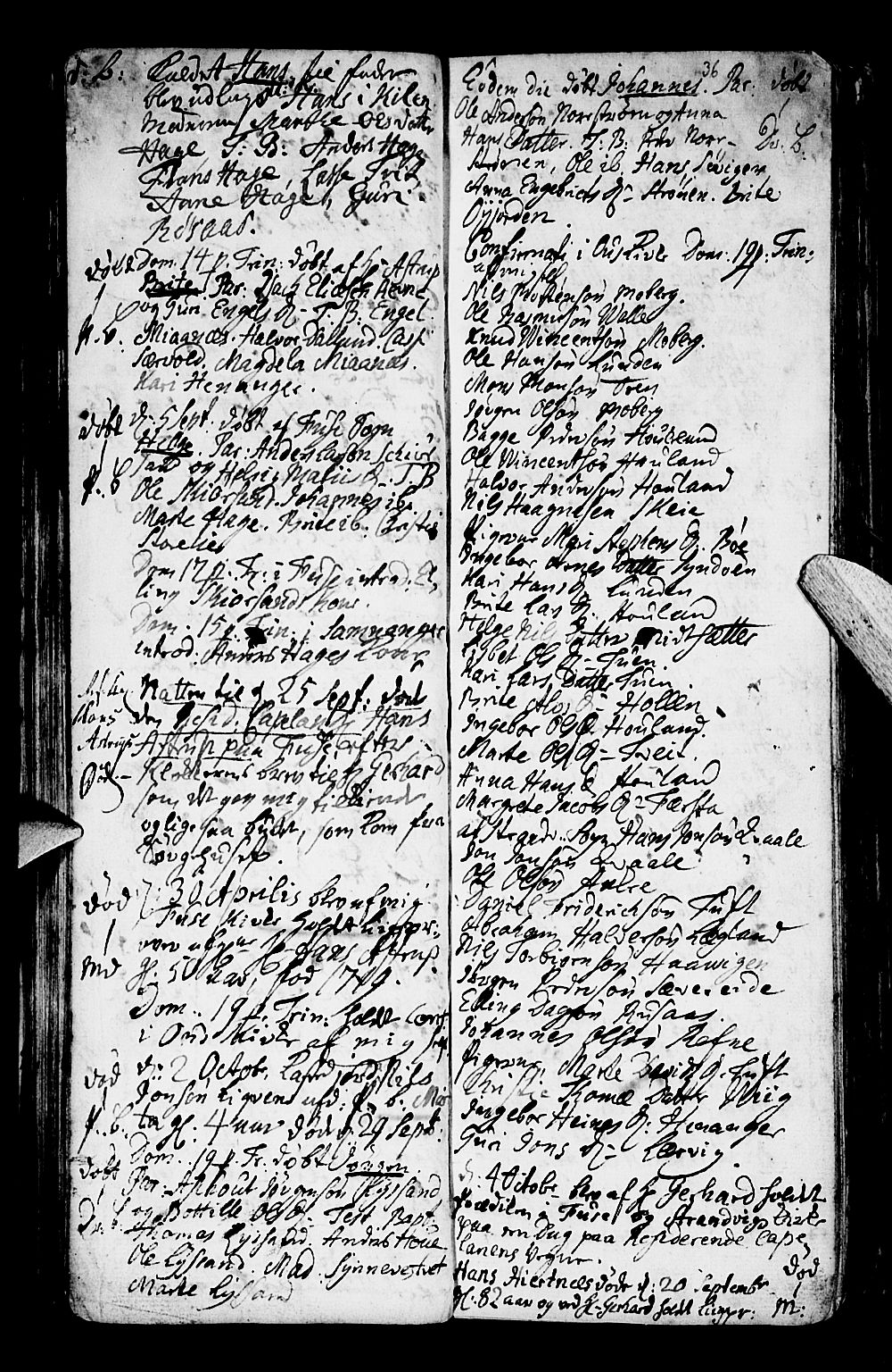 Os sokneprestembete, AV/SAB-A-99929: Parish register (official) no. A 9, 1766-1779, p. 36