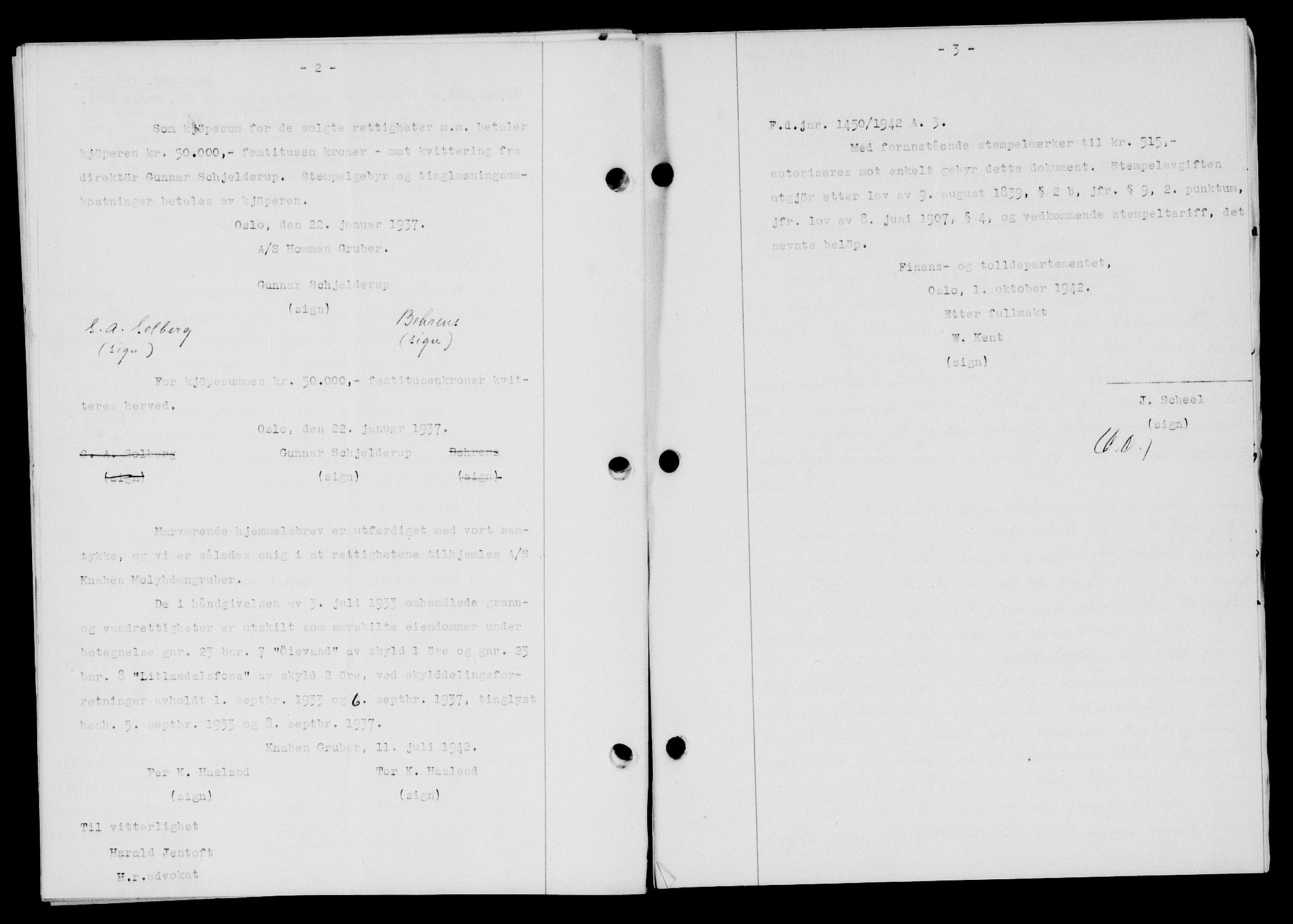 Flekkefjord sorenskriveri, SAK/1221-0001/G/Gb/Gba/L0058: Mortgage book no. A-6, 1942-1944, Diary no: : 749/1942