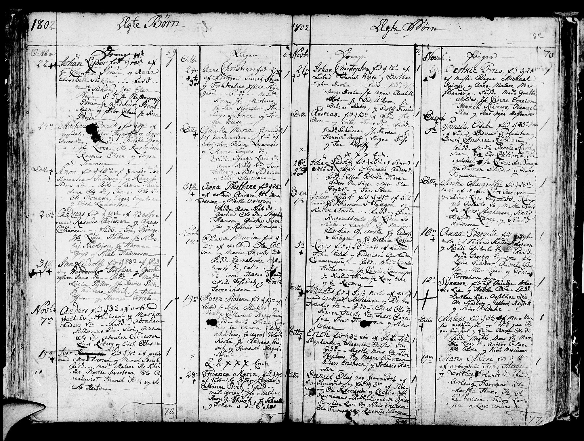 Korskirken sokneprestembete, SAB/A-76101/H/Haa/L0006: Parish register (official) no. A 6, 1790-1820, p. 82