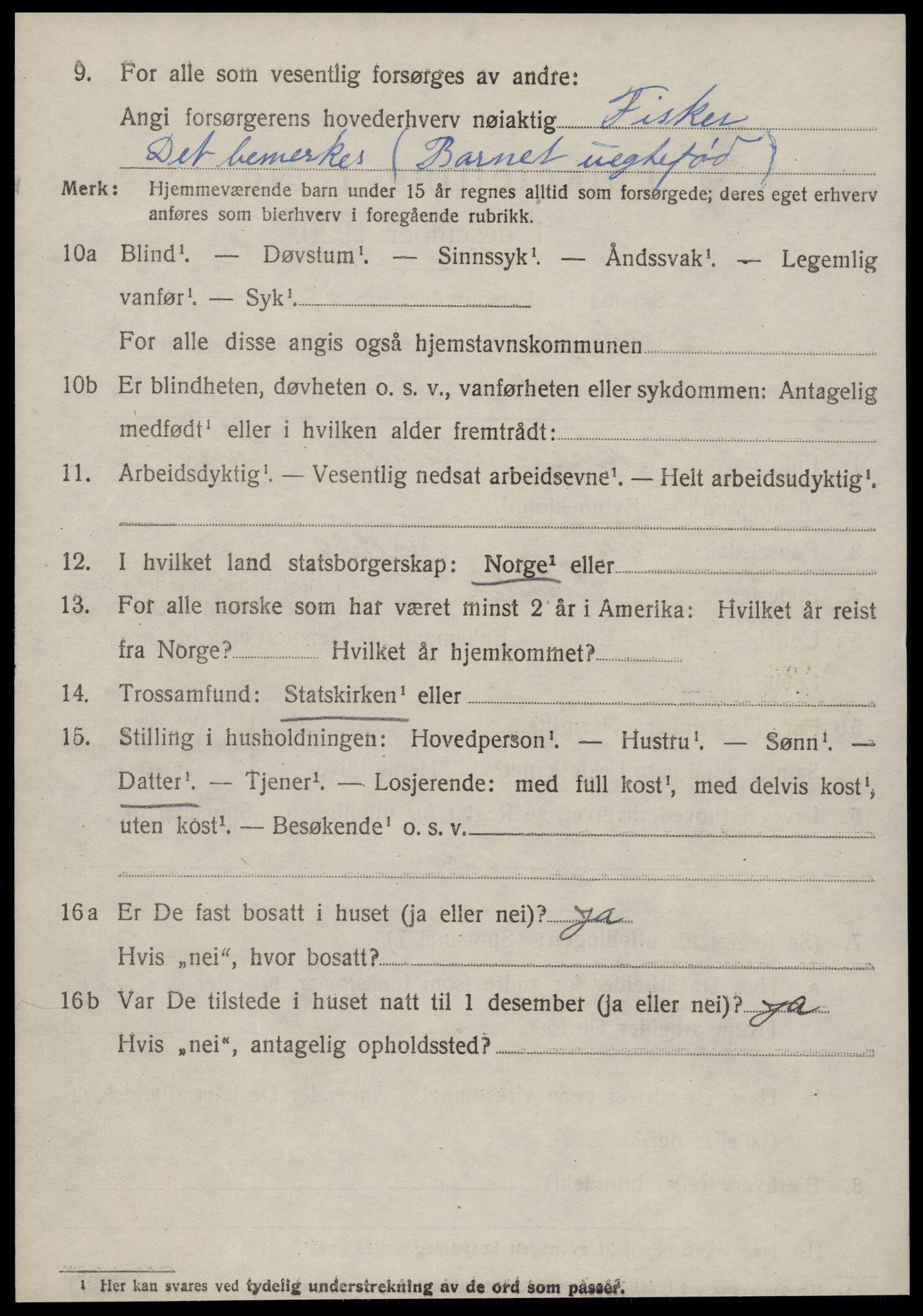 SAT, 1920 census for Skodje, 1920, p. 2978