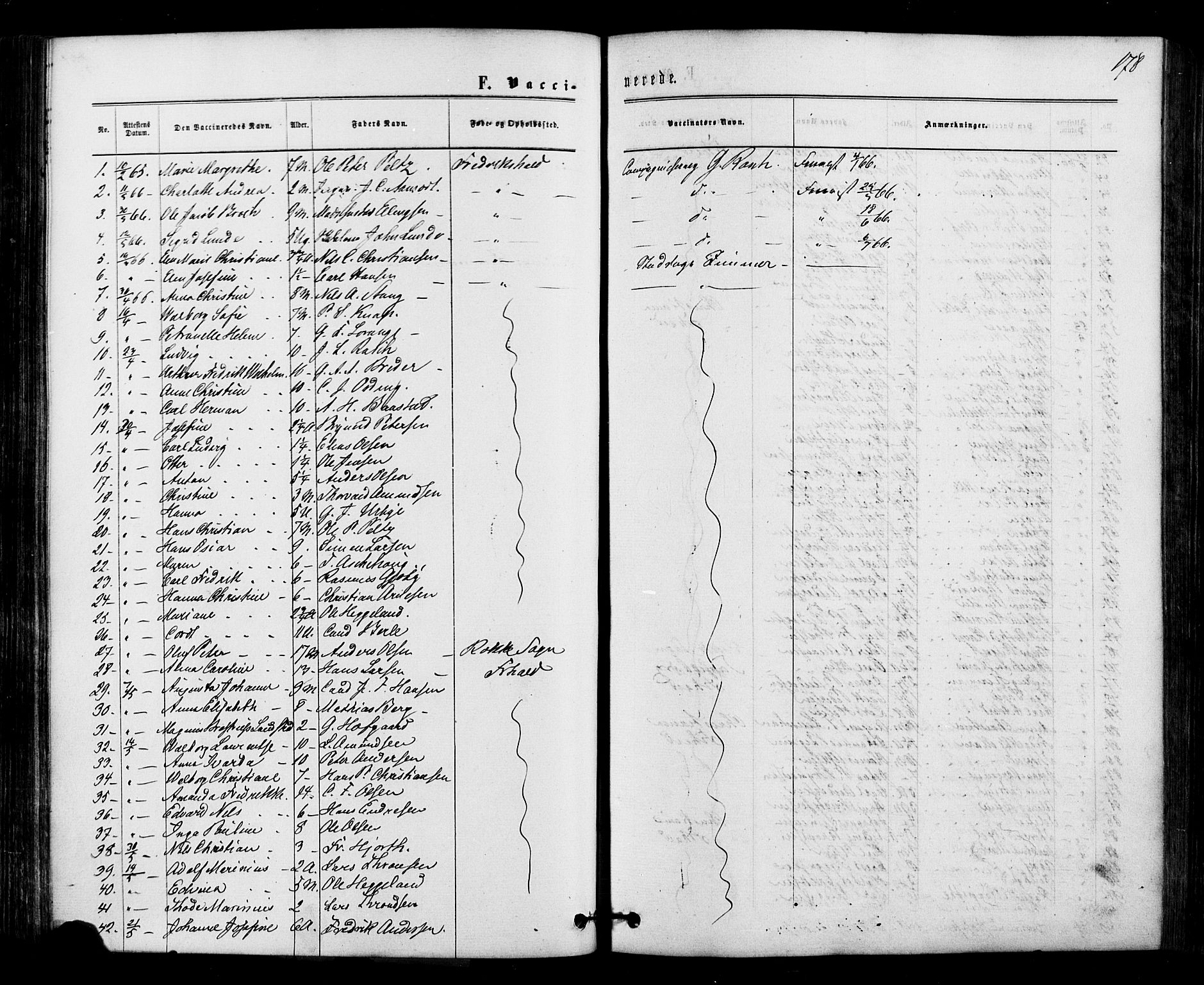 Halden prestekontor Kirkebøker, SAO/A-10909/F/Fa/L0010: Parish register (official) no. I 10, 1866-1877, p. 178