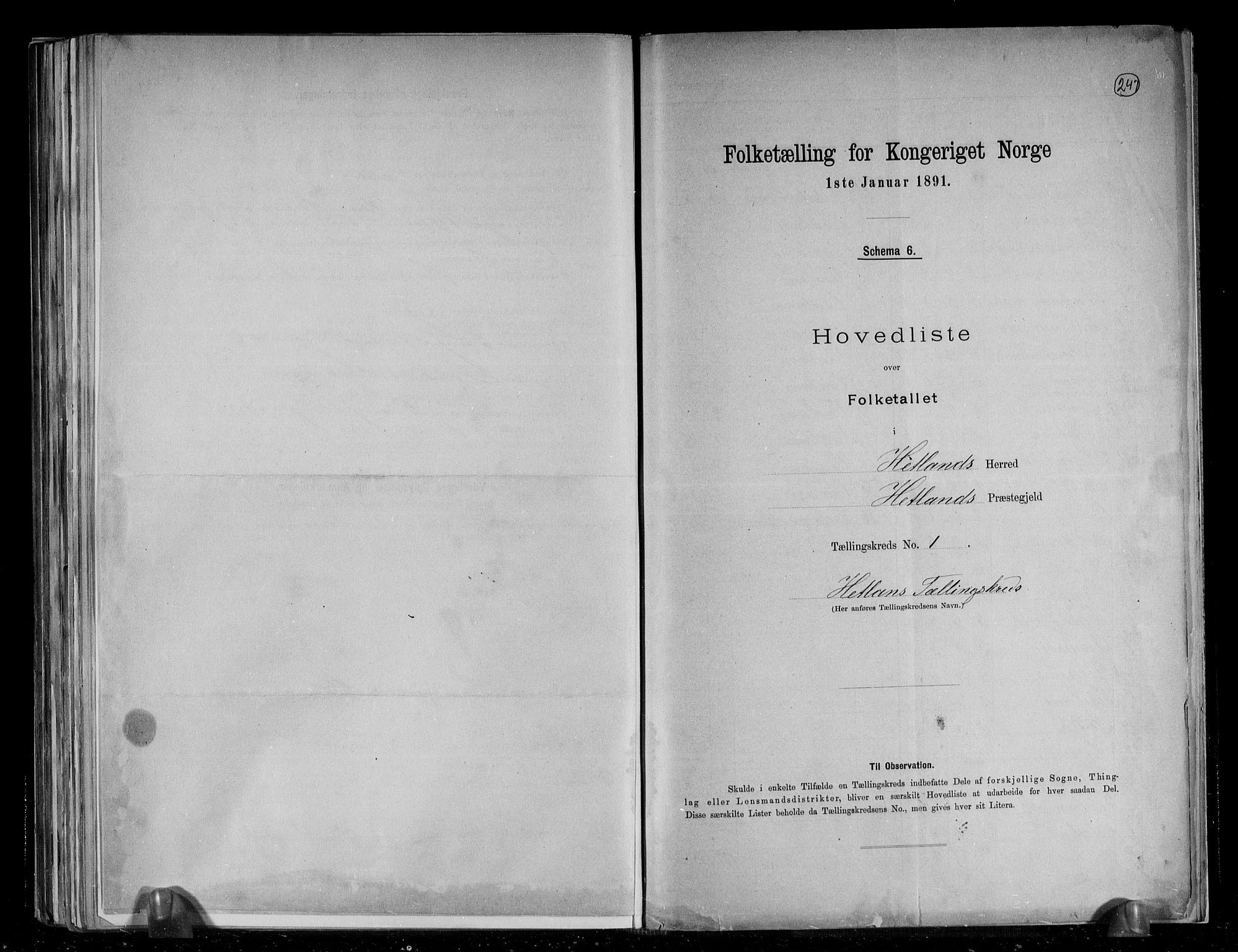 RA, 1891 census for 1126 Hetland, 1891, p. 4