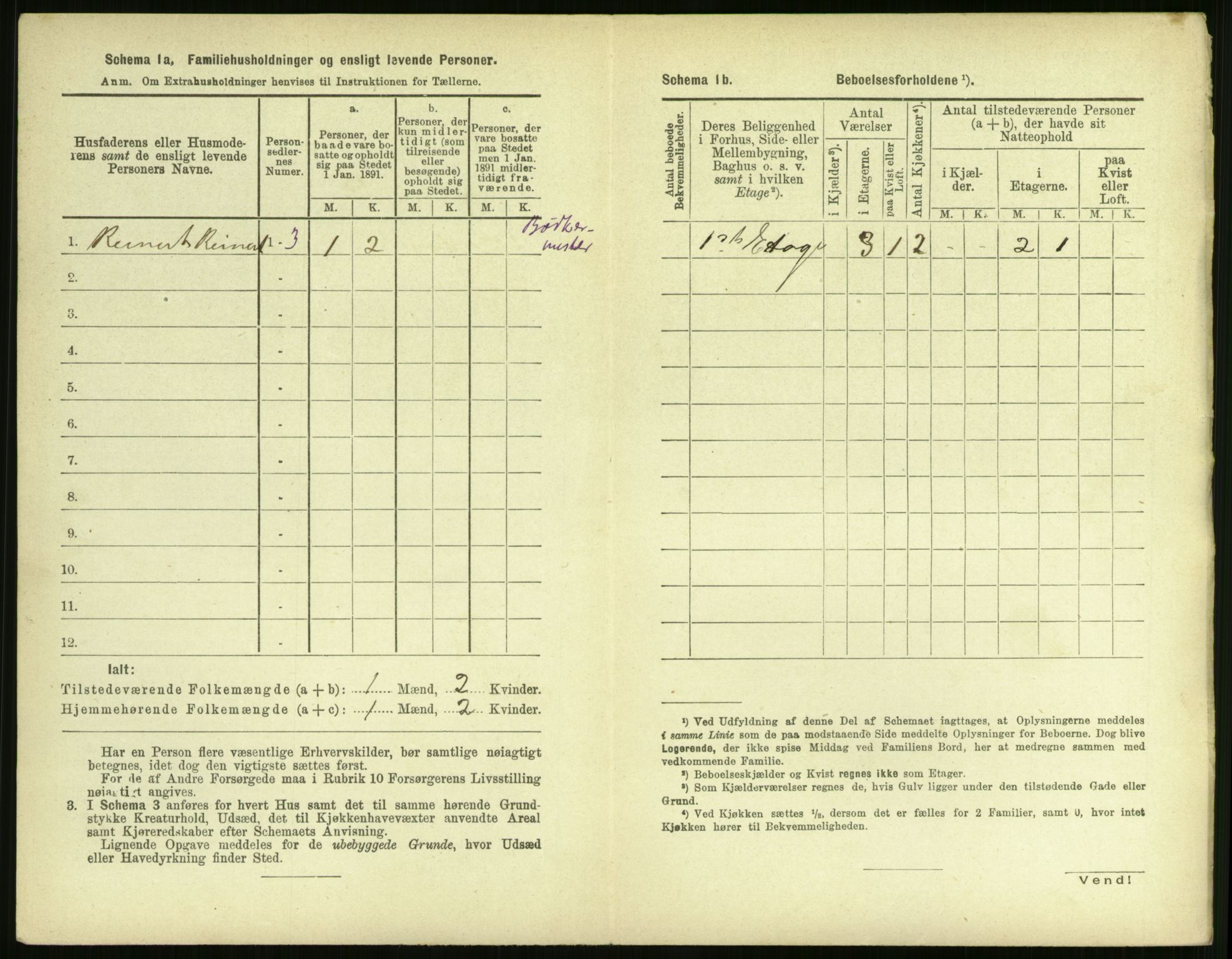 RA, 1891 census for 1104 Skudeneshavn, 1891, p. 19