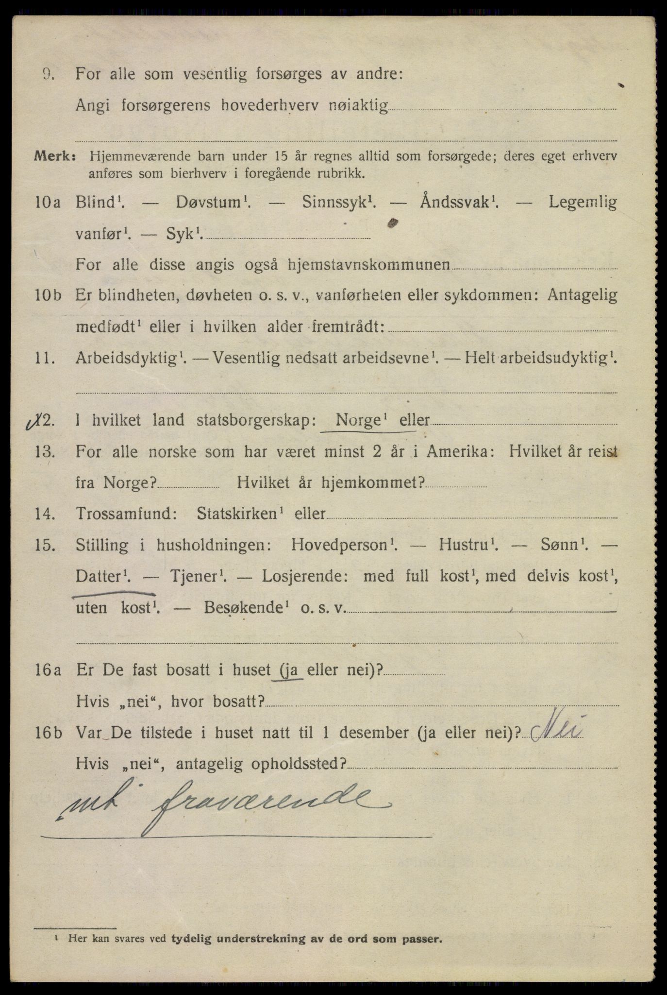 SAO, 1920 census for Kristiania, 1920, p. 340388