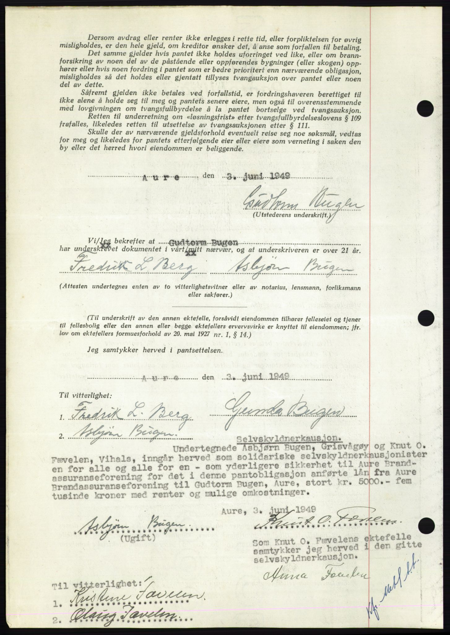 Nordmøre sorenskriveri, AV/SAT-A-4132/1/2/2Ca: Mortgage book no. B101, 1949-1949, Diary no: : 1773/1949