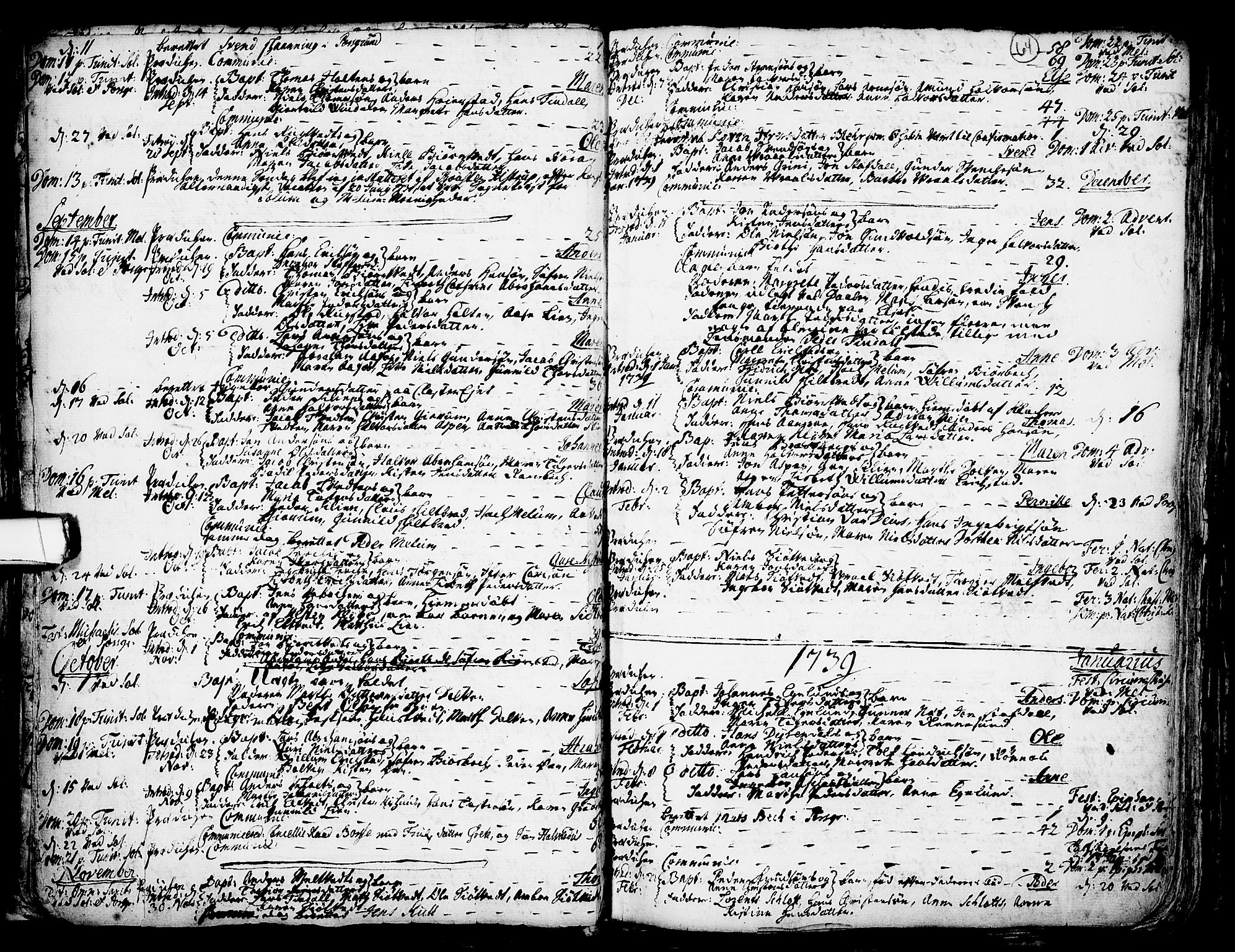 Solum kirkebøker, SAKO/A-306/F/Fa/L0002: Parish register (official) no. I 2, 1713-1761, p. 64