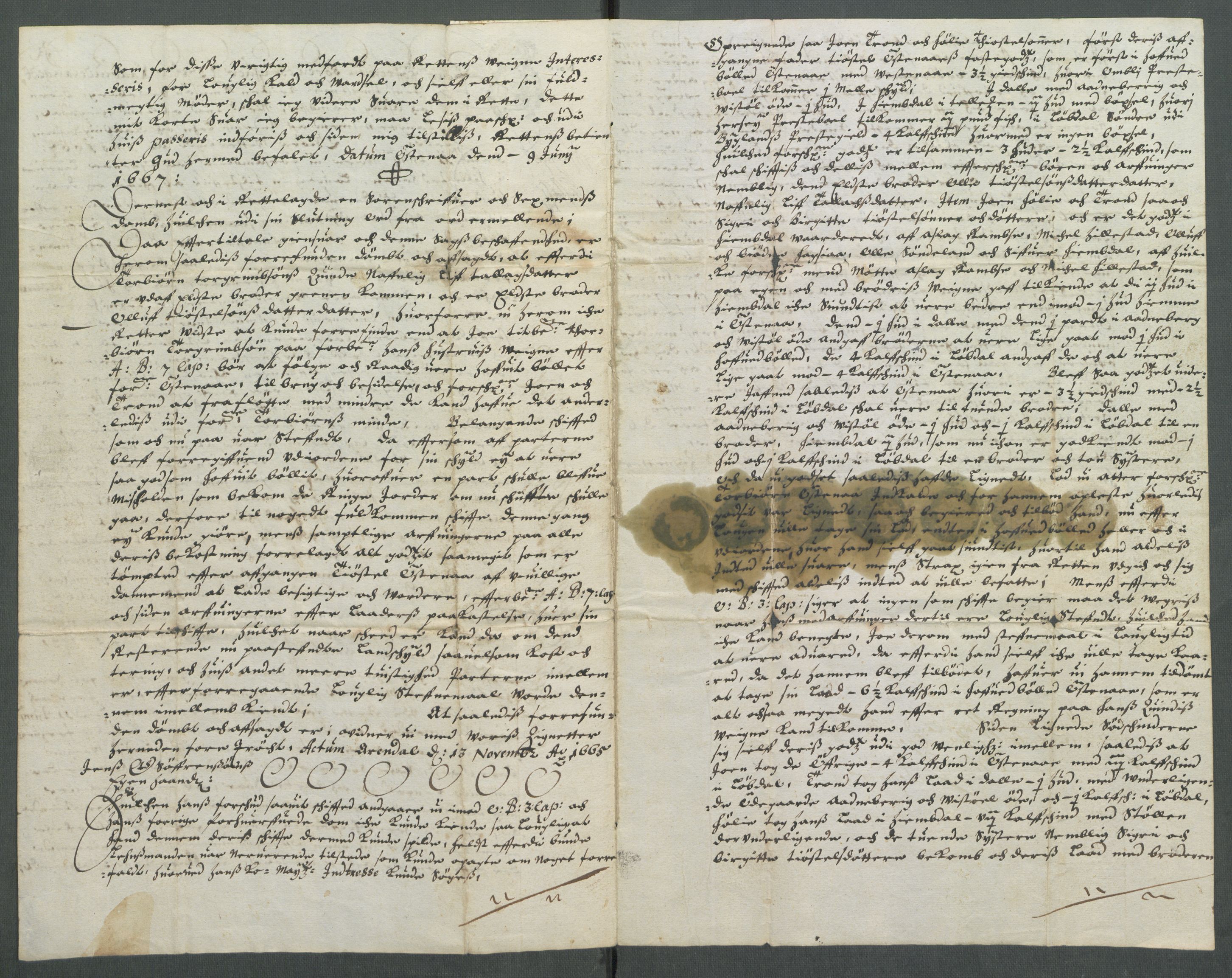 Riksarkivets diplomsamling, AV/RA-EA-5965/F02/L0171: Dokumenter, 1667-1670, p. 27