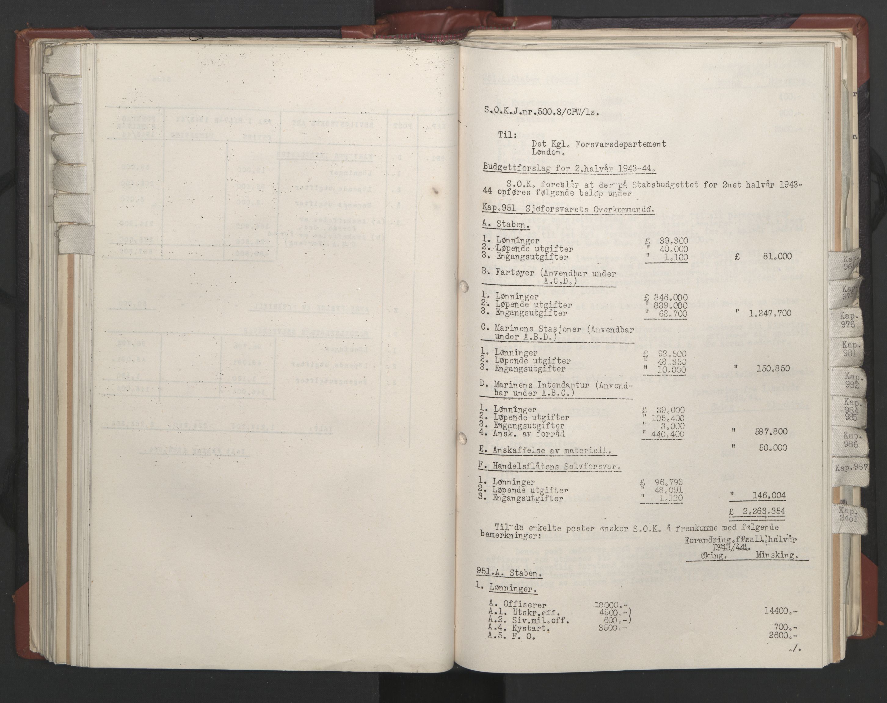 Statsrådssekretariatet, AV/RA-S-1001/A/Ac/L0124: Kgl. res. 14/1-30/6, 1944, p. 191