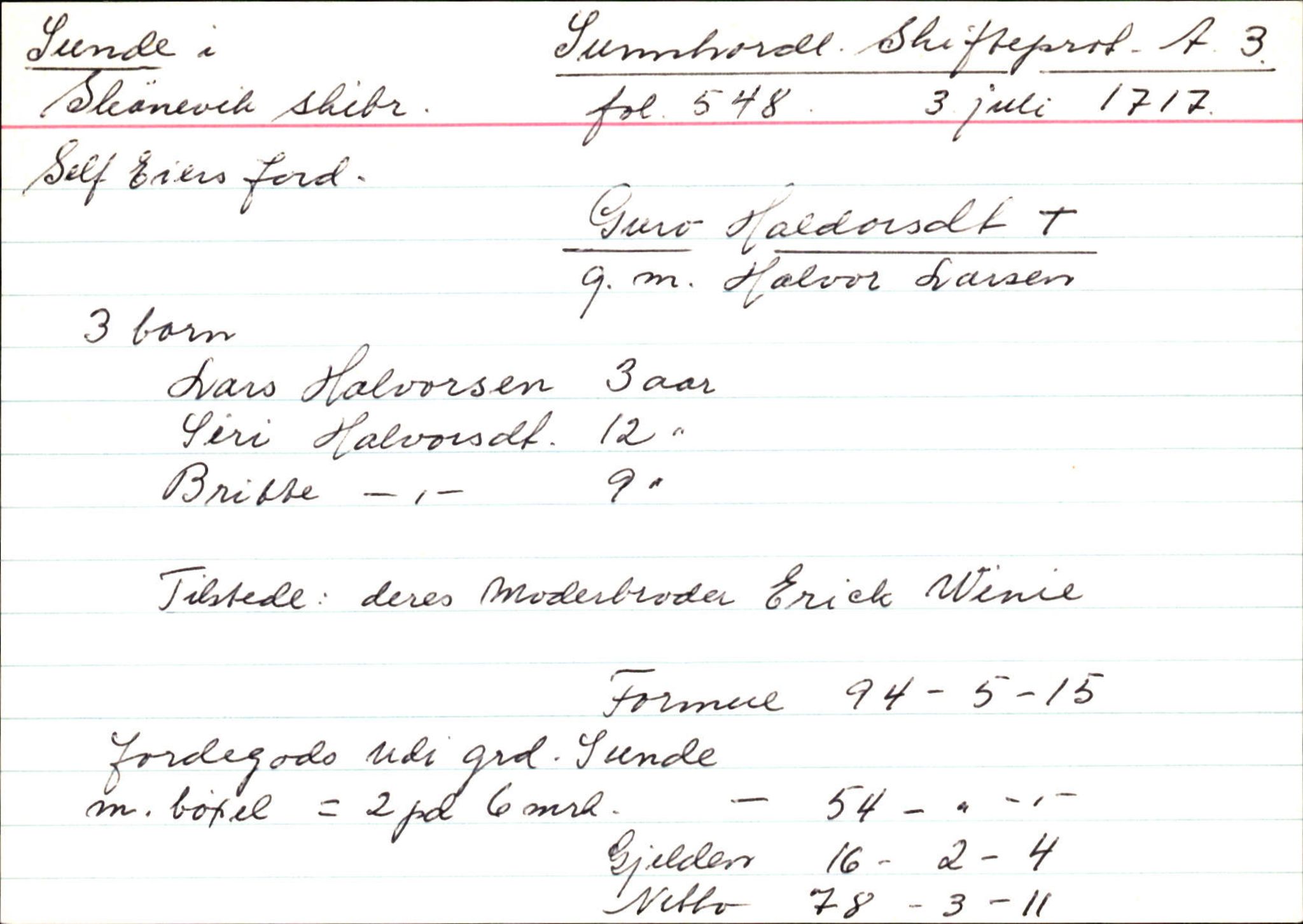 Skiftekort ved Statsarkivet i Bergen, SAB/SKIFTEKORT/004/L0002: Skifteprotokoll nr. 3, 1708-1717, p. 887