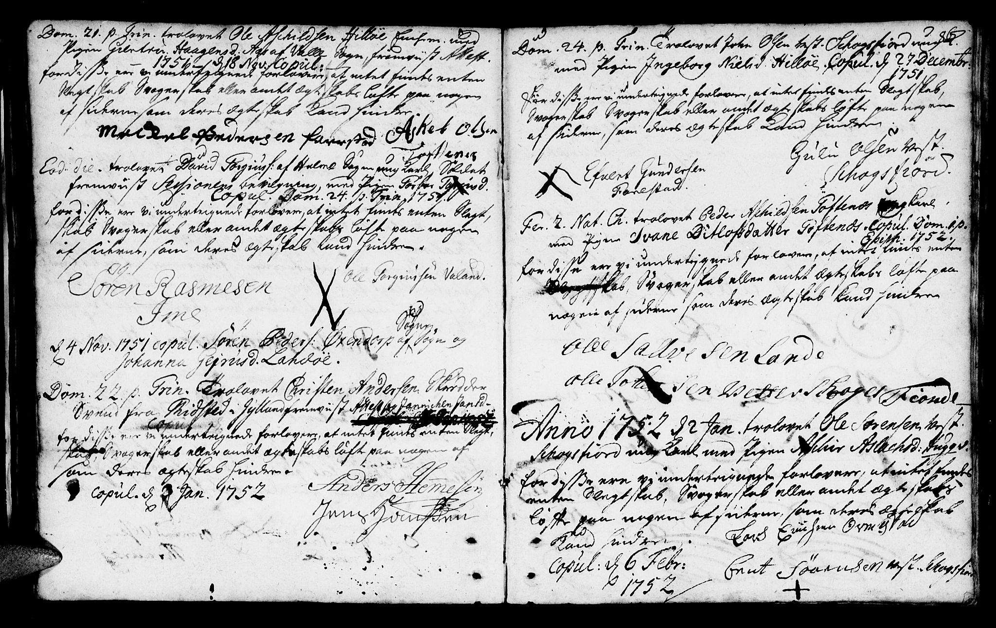 Mandal sokneprestkontor, AV/SAK-1111-0030/F/Fa/Faa/L0002: Parish register (official) no. A 2, 1720-1754, p. 86