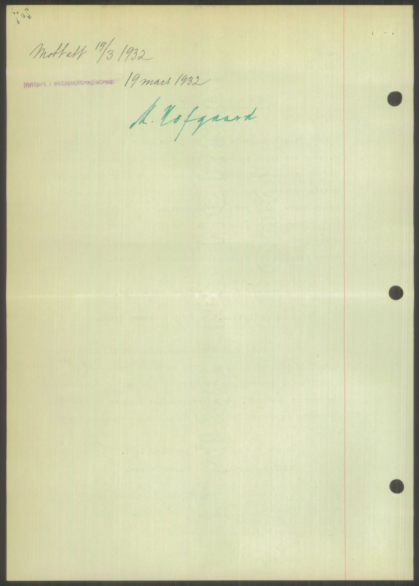 Oslo byskriverembete, AV/SAO-A-10227/2/G/Gb/L0051: Tinglyste ektepakter, Rogaland, bind 5, og Hordaland, bind 1, 1927-1950, p. 203b
