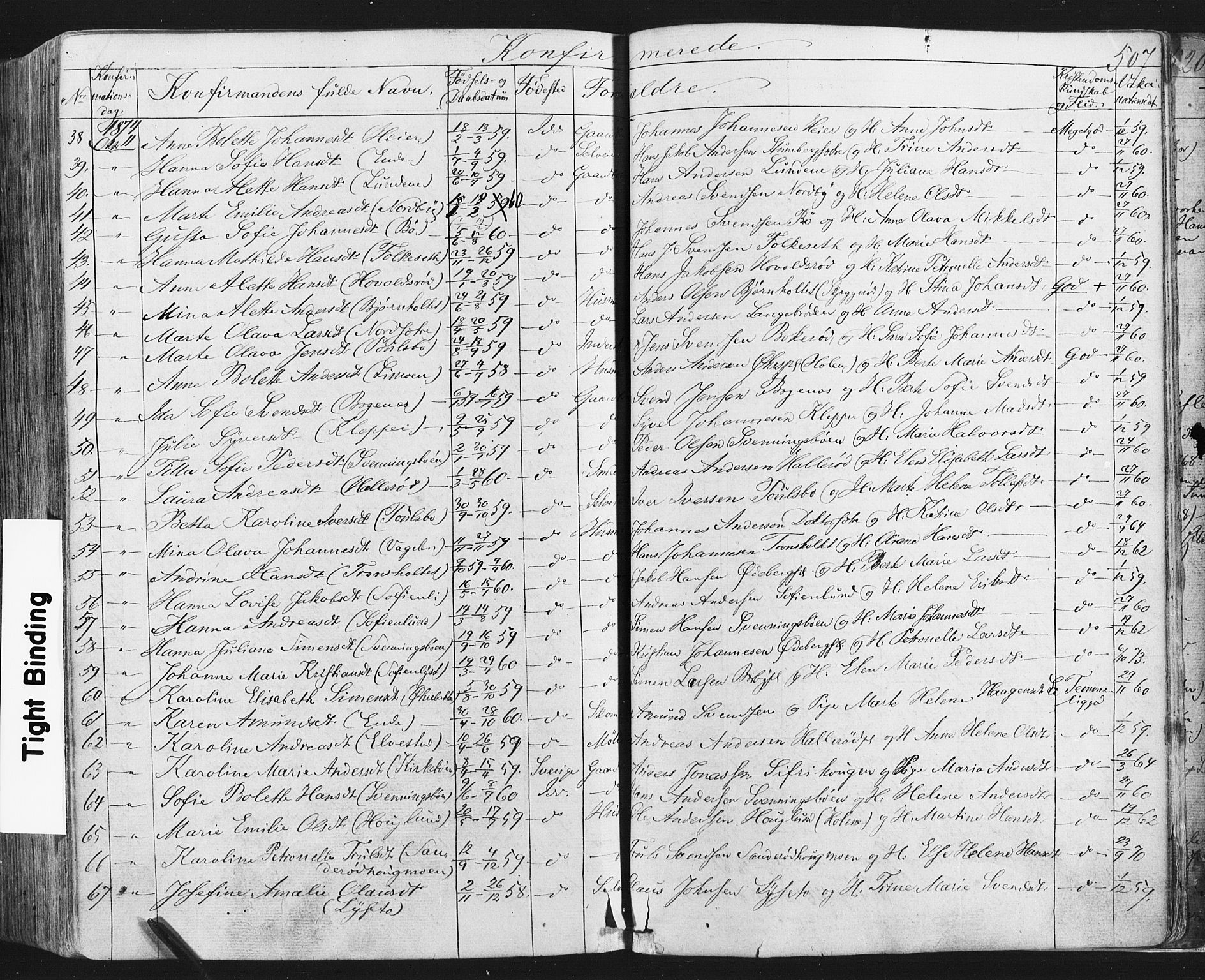 Idd prestekontor Kirkebøker, SAO/A-10911/F/Fc/L0005: Parish register (official) no. III 5, 1861-1877, p. 507