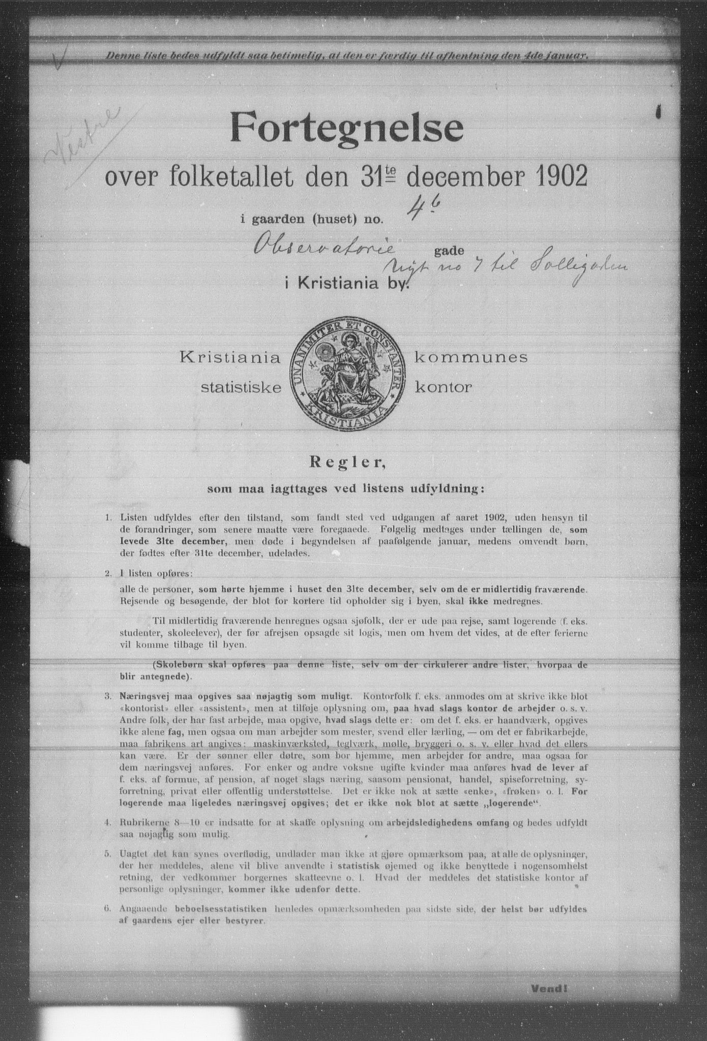 OBA, Municipal Census 1902 for Kristiania, 1902, p. 18456